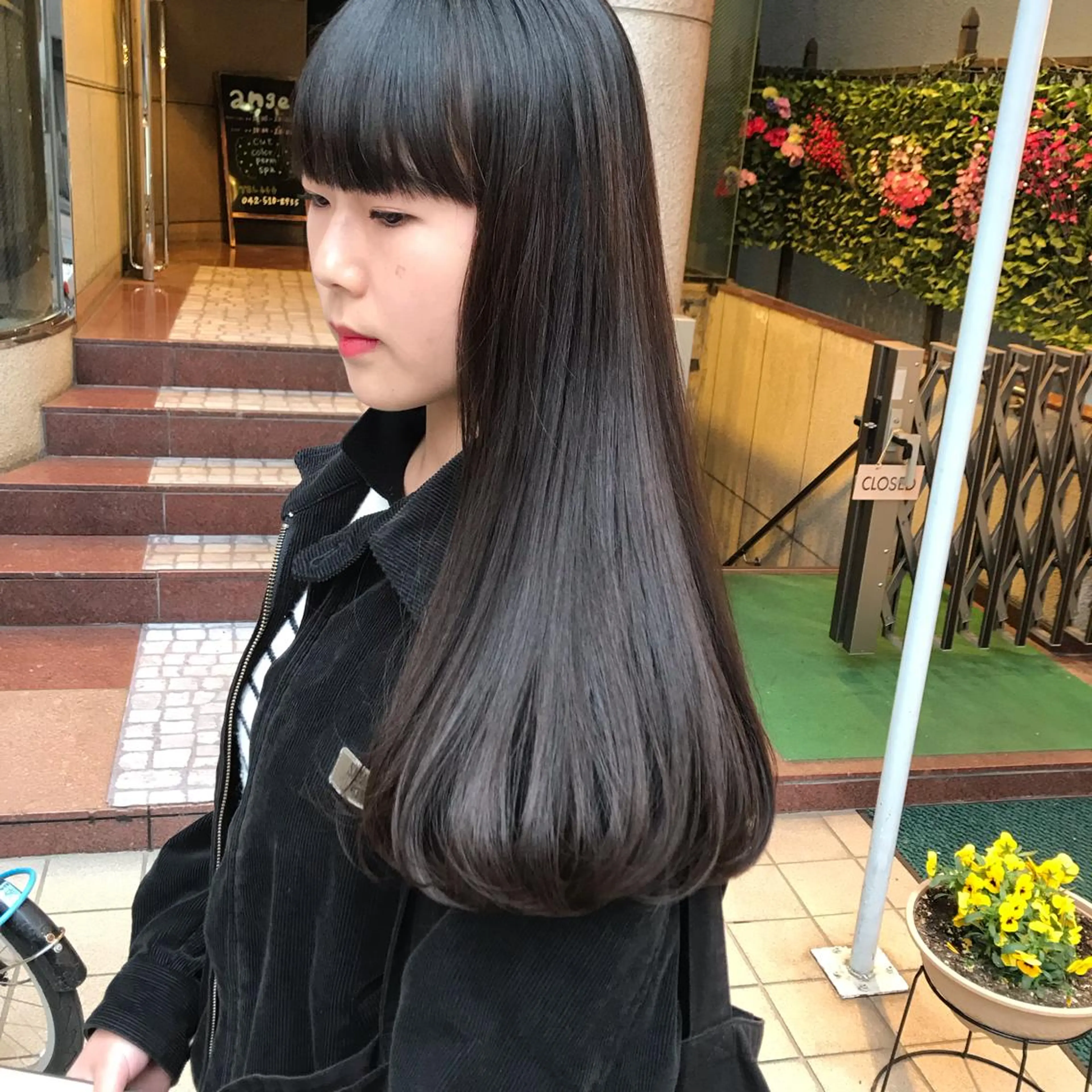 ロング ボブ ロング カット 似合わせ提案サラ艶♡ 彩華のヘアスタイル