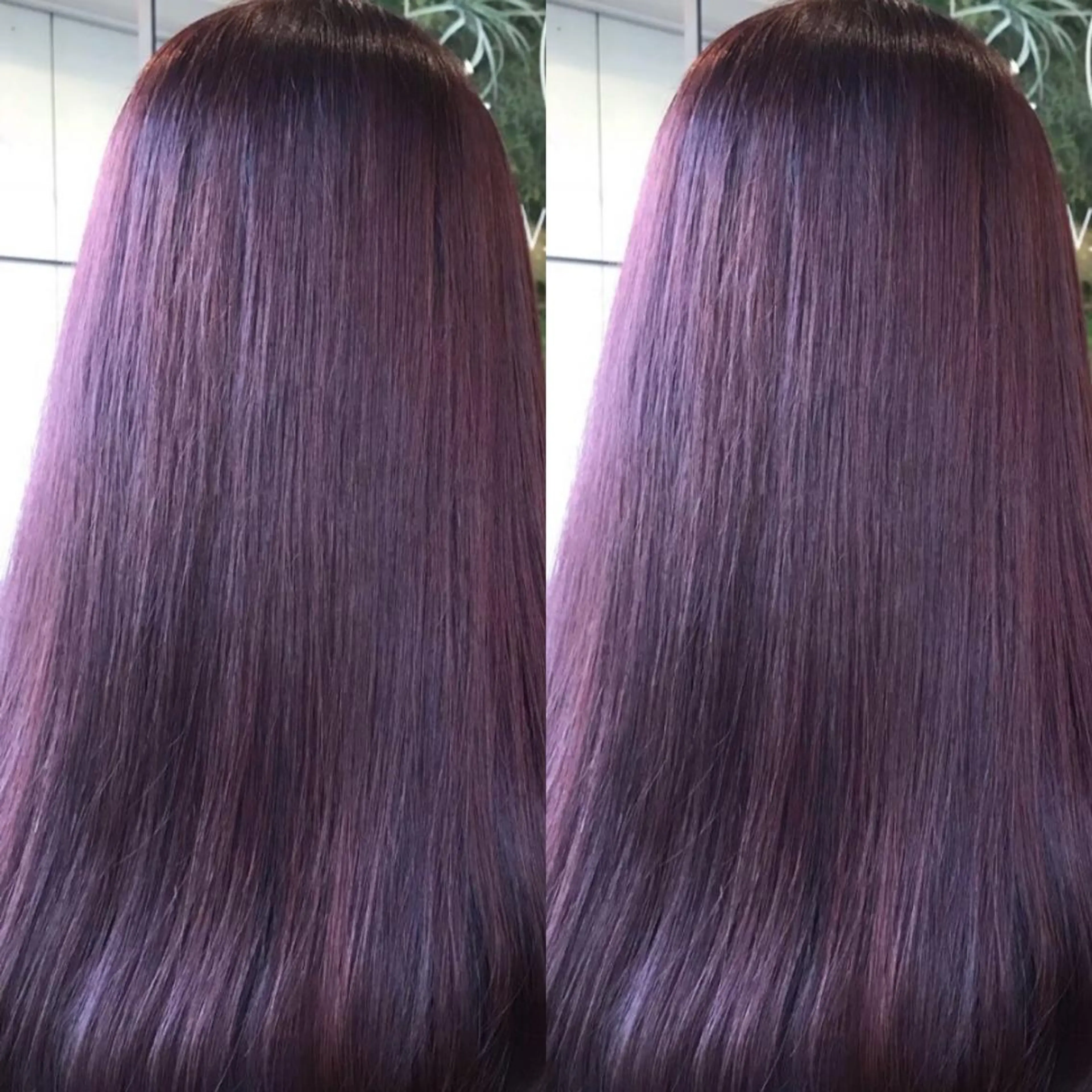 ロング カラー ヘアカラー Hanna by W_SALONのヘアスタイル