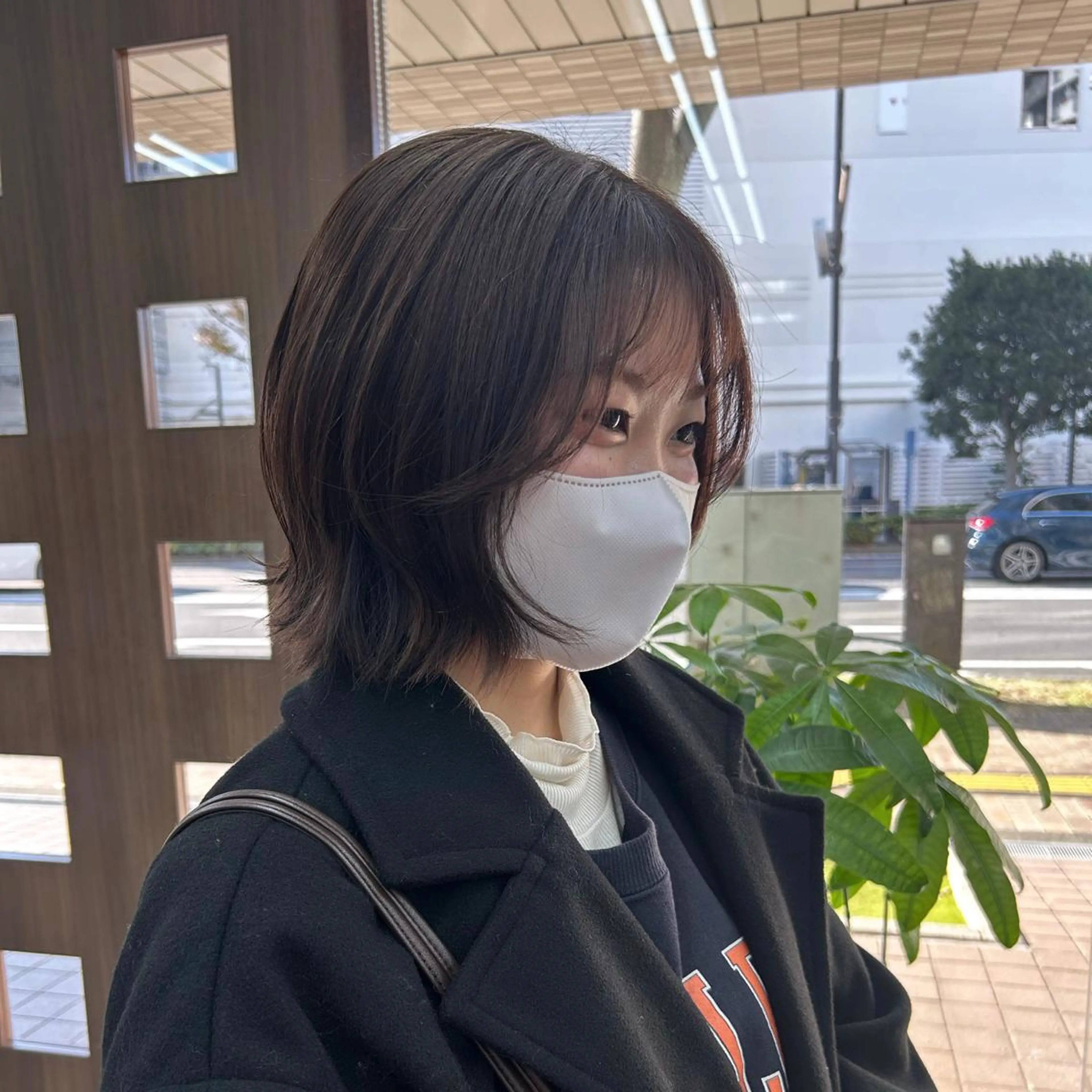 ミディアム ダブルカラー/韓国 ヘア/さわのあかねのヘアスタイル