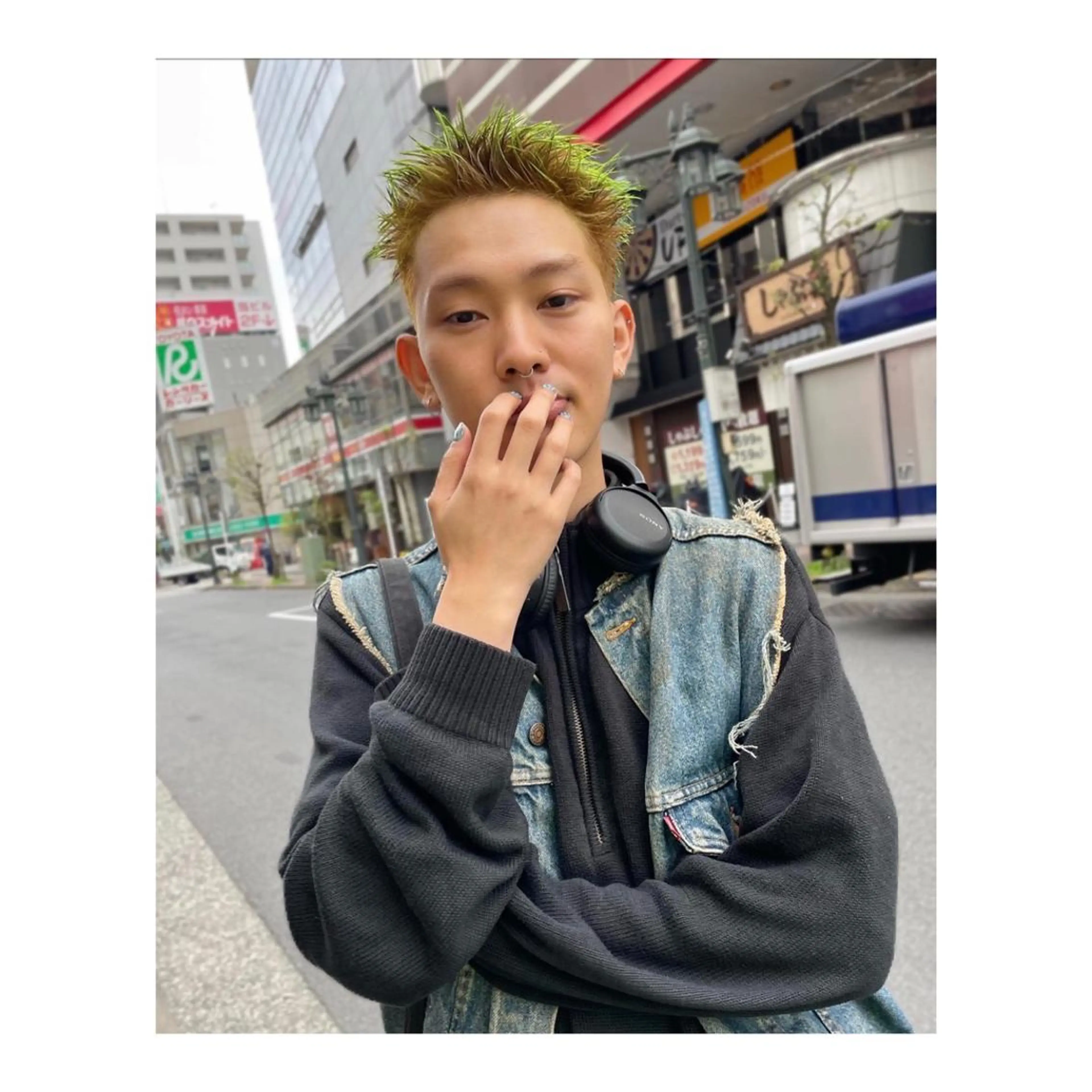 ショート カラー メンズ カット ヘアカラー ange☞ soutaのヘアスタイル