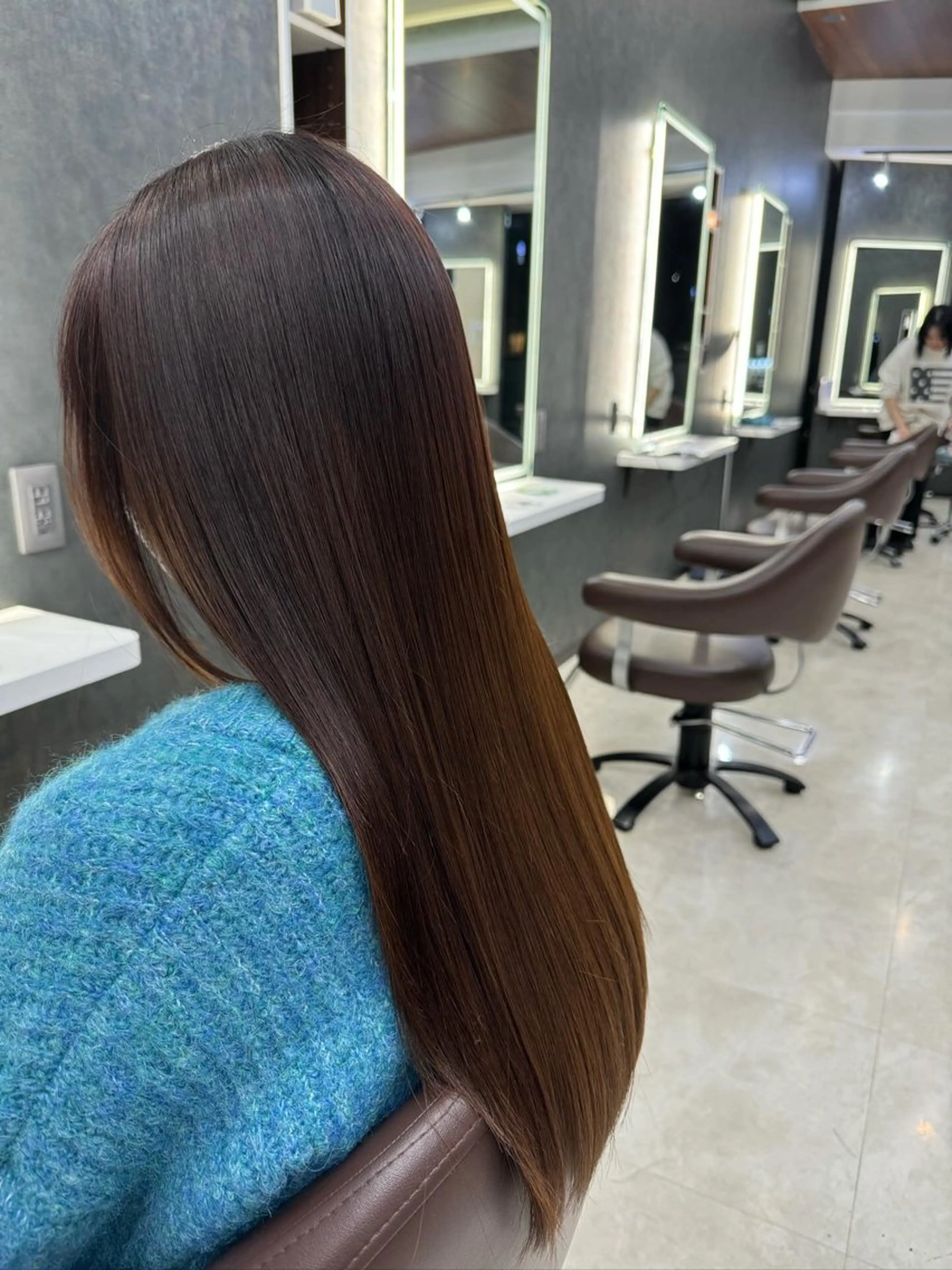 ロング ヘアカラー トリートメント DESIGN SALON  LIA・デザインサロンリア所属・問屋町/男前製作ルー ム/メンズ特化/賢佑のヘアスタイル