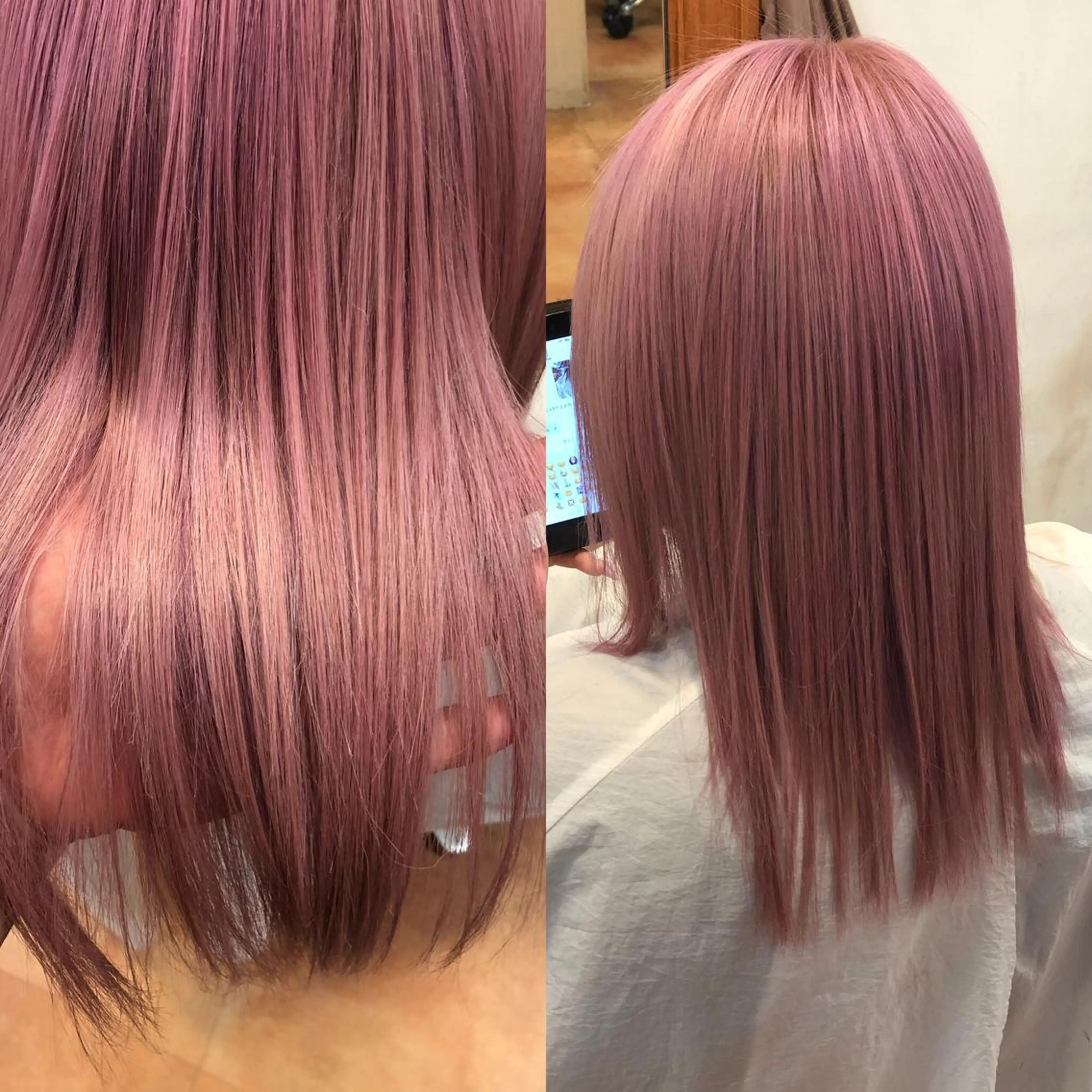 ミディアム ヘアカラー トリートメント LOCO Ko-kiのヘアスタイル