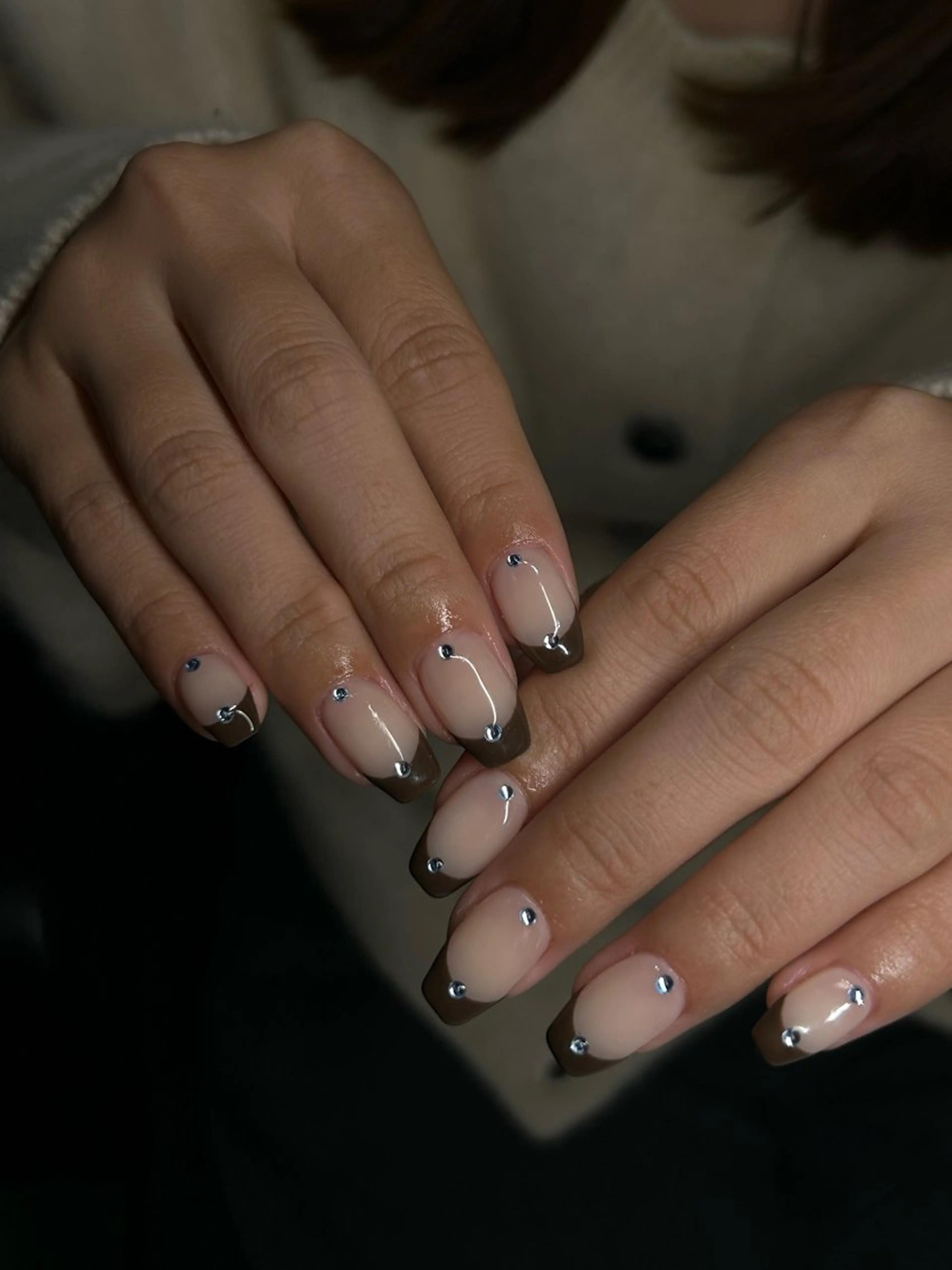 【オフ込み】 French nailの写真