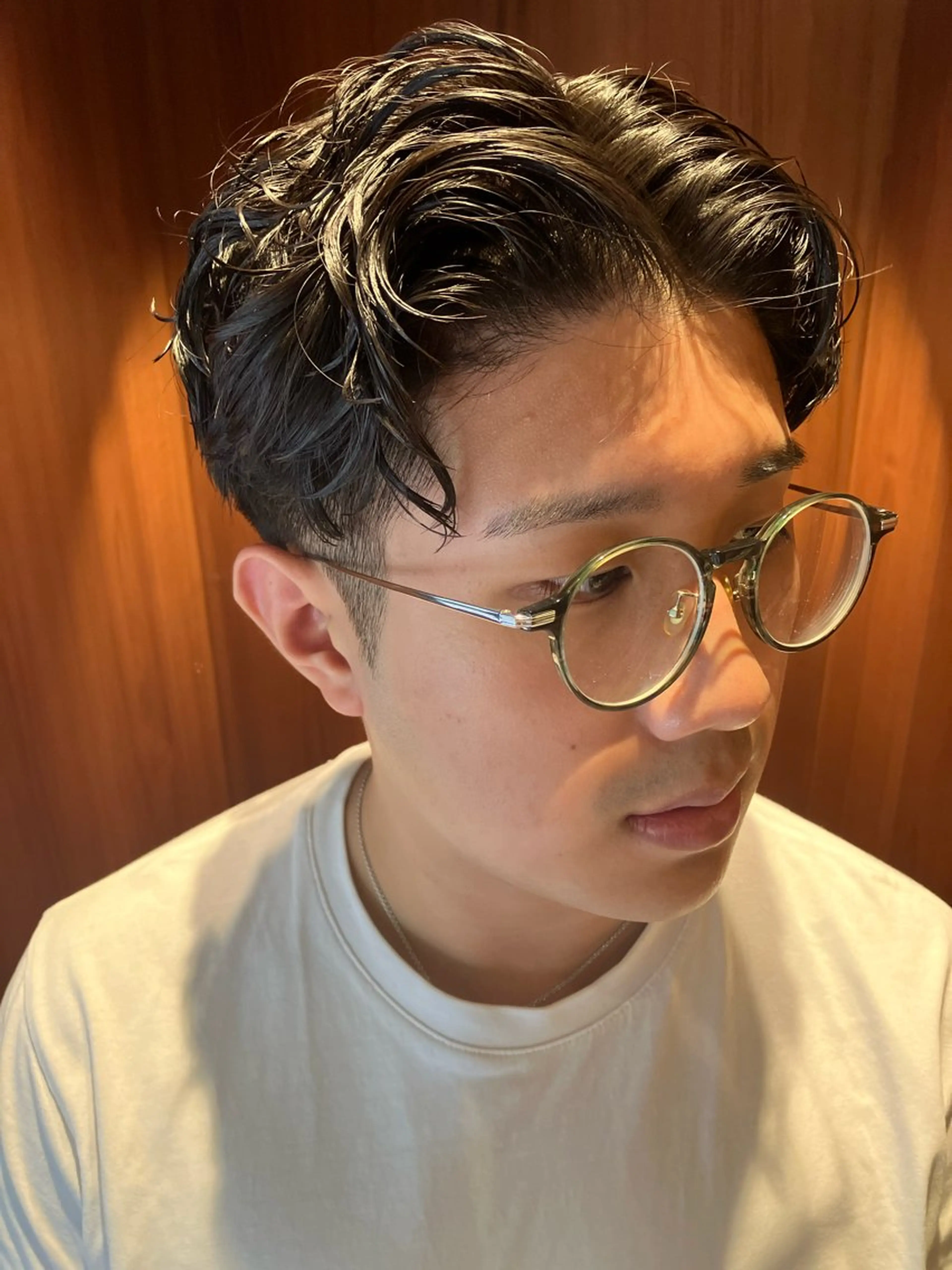 ショート パーマ メンズ メンズパーマ BroTokyo Barbershop 有楽町店所属・SAKI SAKIのヘアスタイル