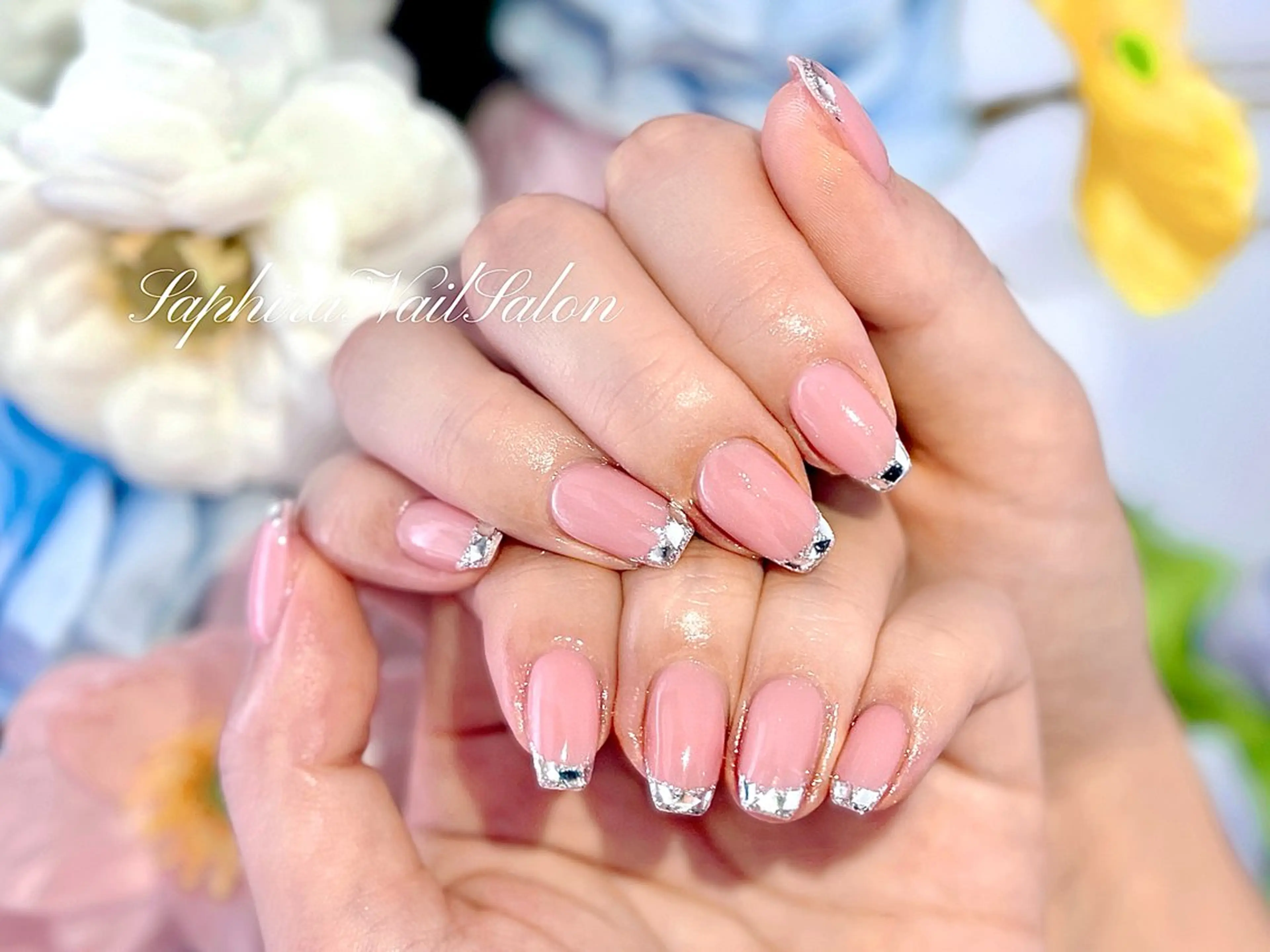 カラー ハンドネイル Saphiraネイル サロン錦糸町のネイルデザイン
