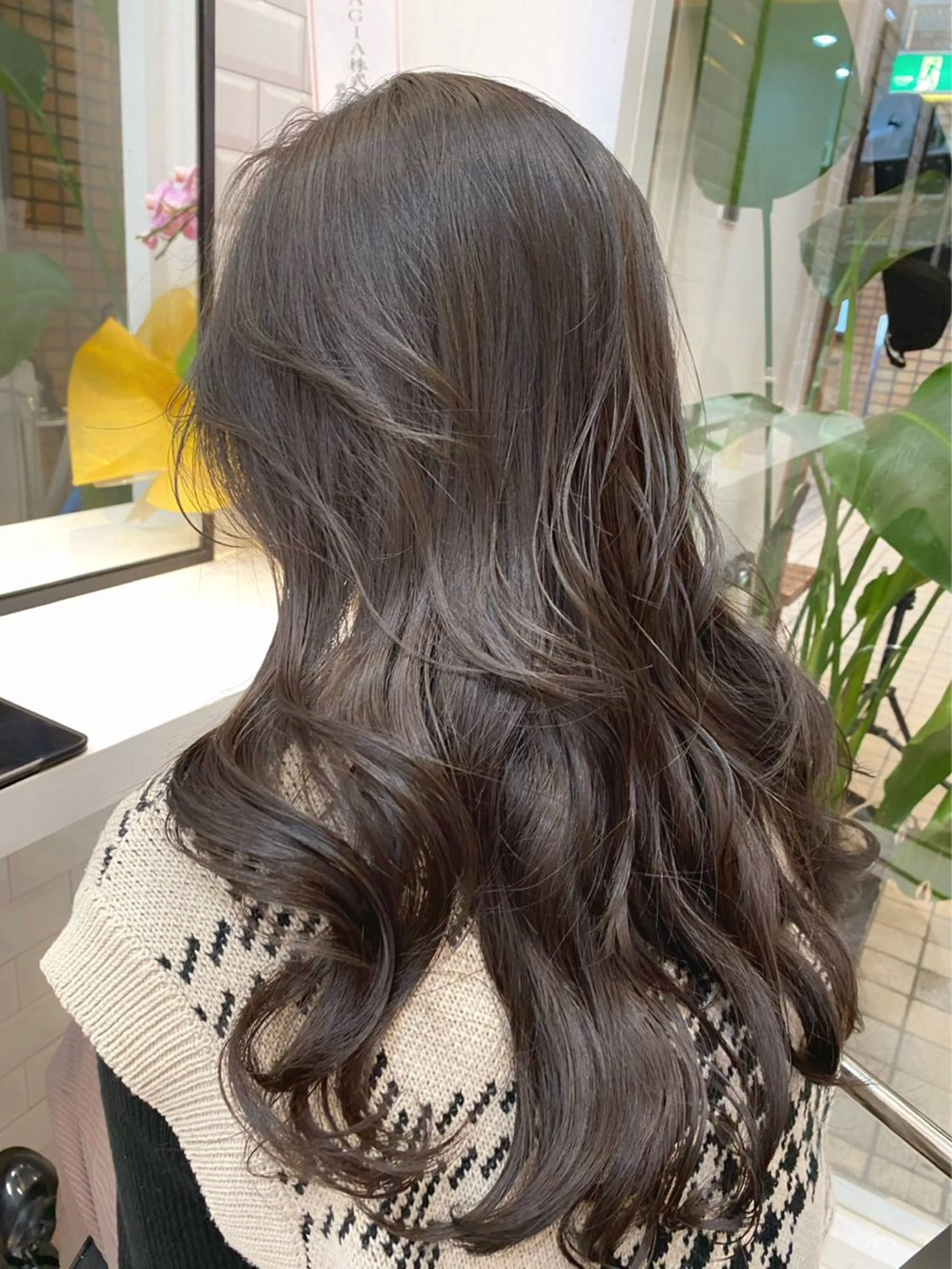 ロング カラー パーマ ロング amble luxe 髪質改善 💕のヘアスタイル
