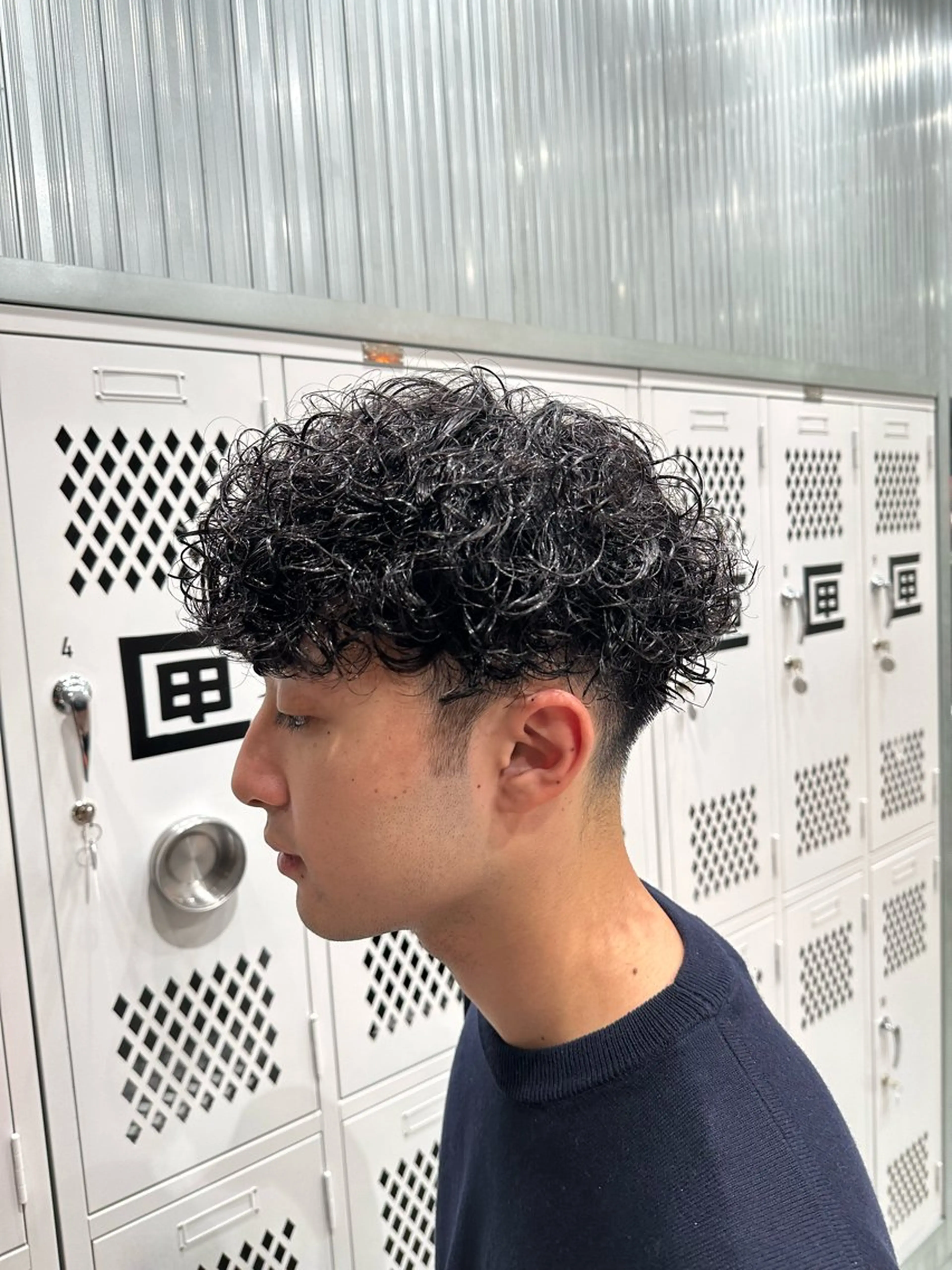 パーマ メンズ カット パーマ トリートメント 当日予約⭕️ fifth渋谷太田のヘアスタイル