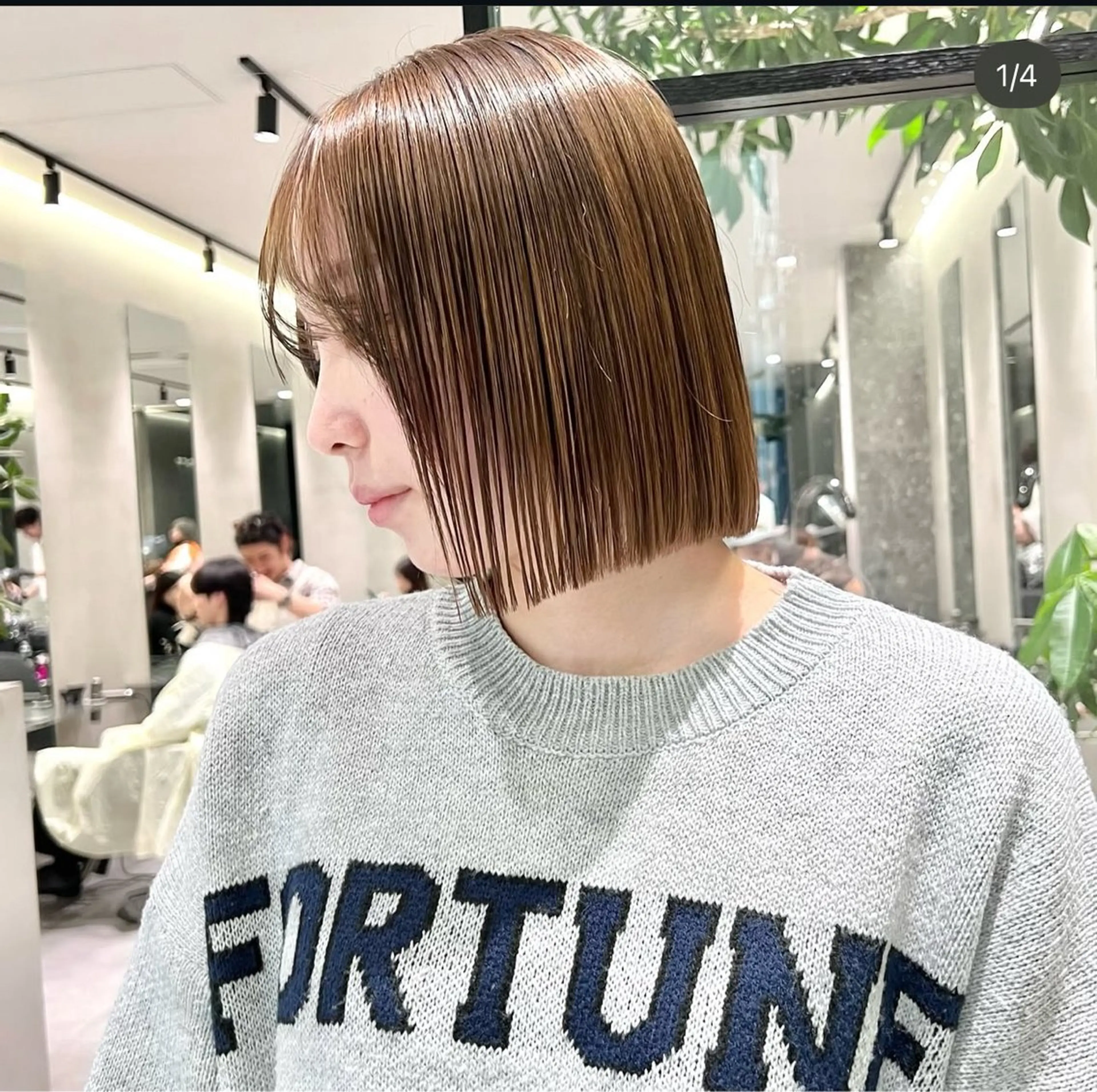 【うる艶】似合わせカット＋透明感カラーの写真