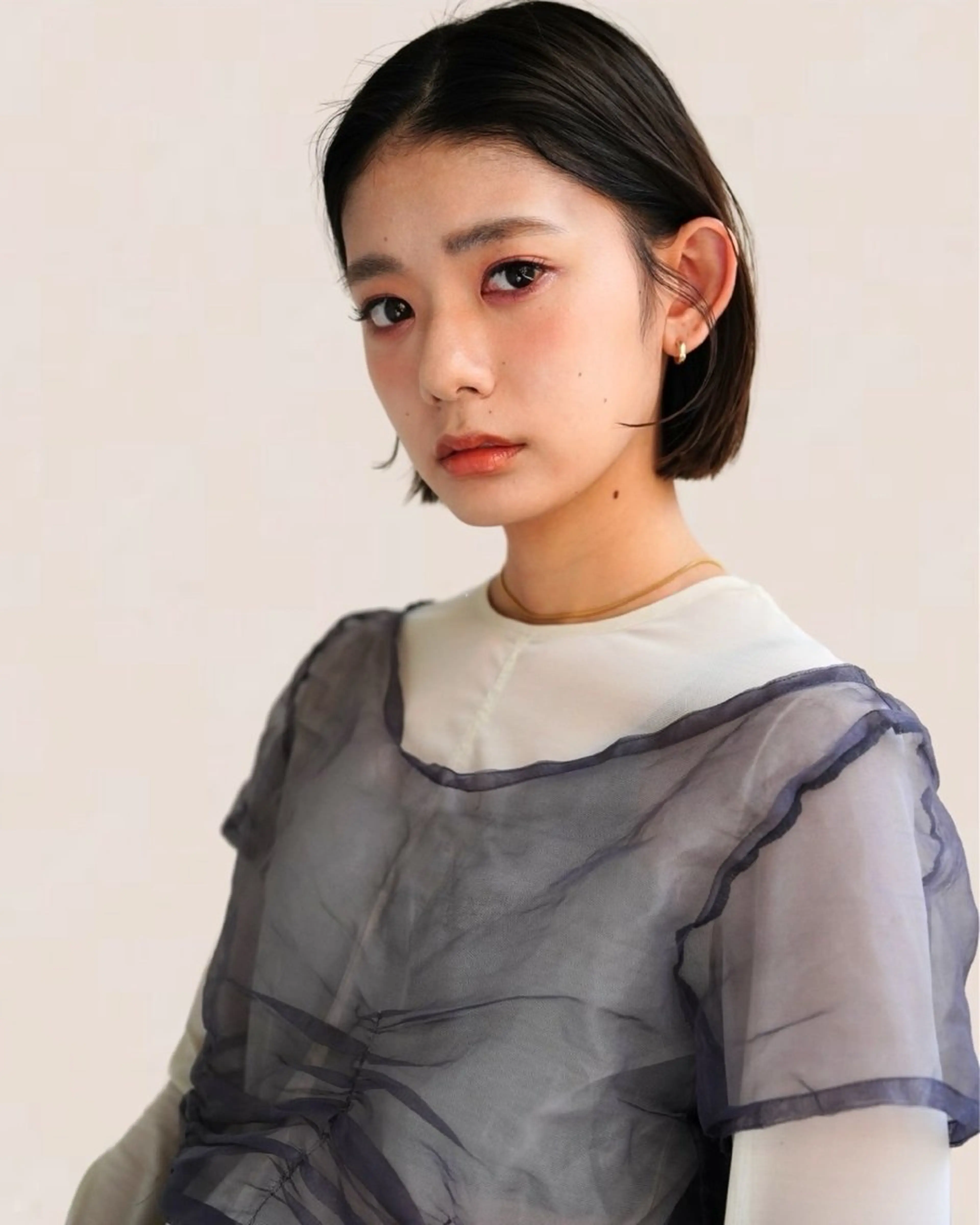 ショート カラー 銀座⚜️【脱白髪染め 美髪矯正】トグチのヘアスタイル
