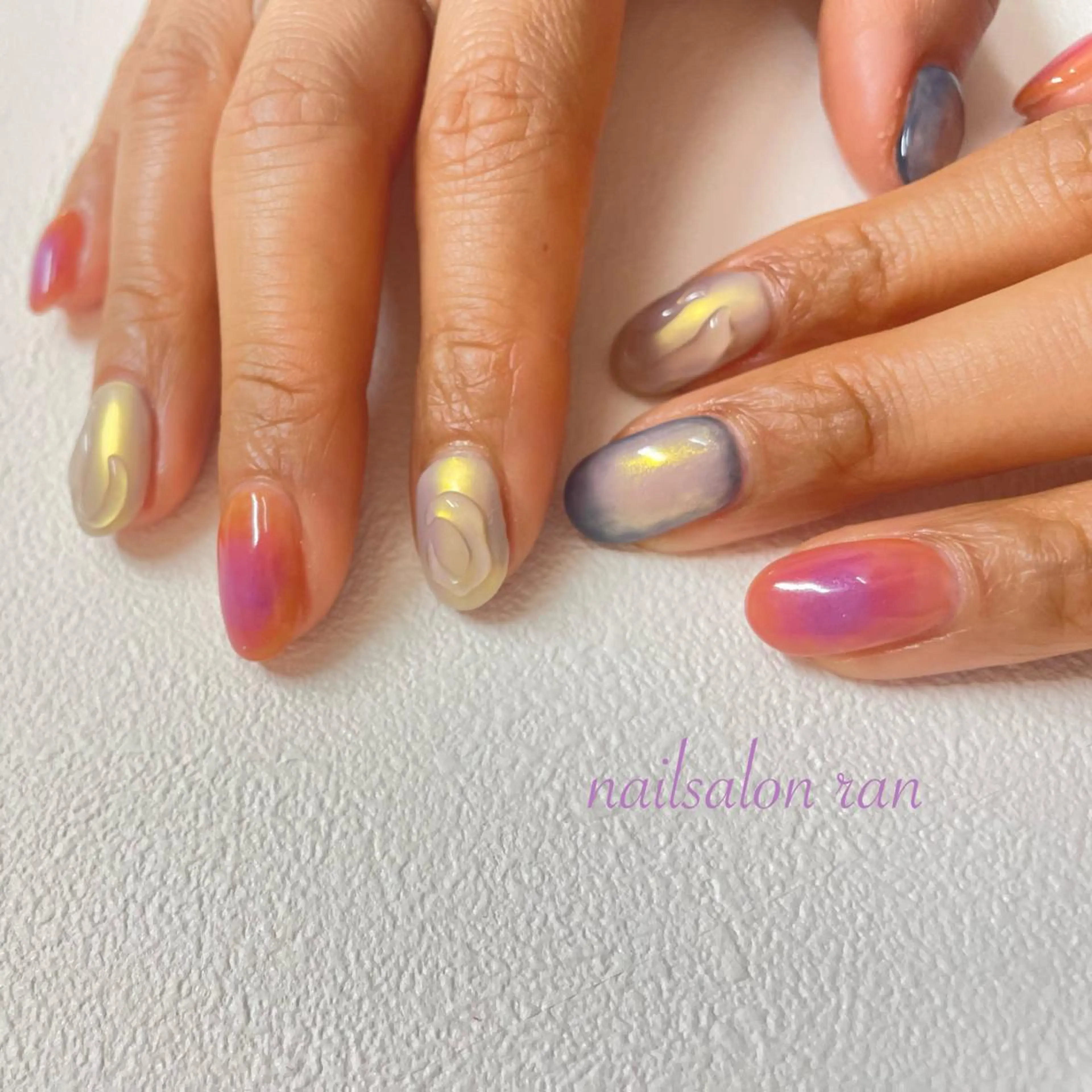 ネイル 持ち込み nailsalon ranのネイルデザイン