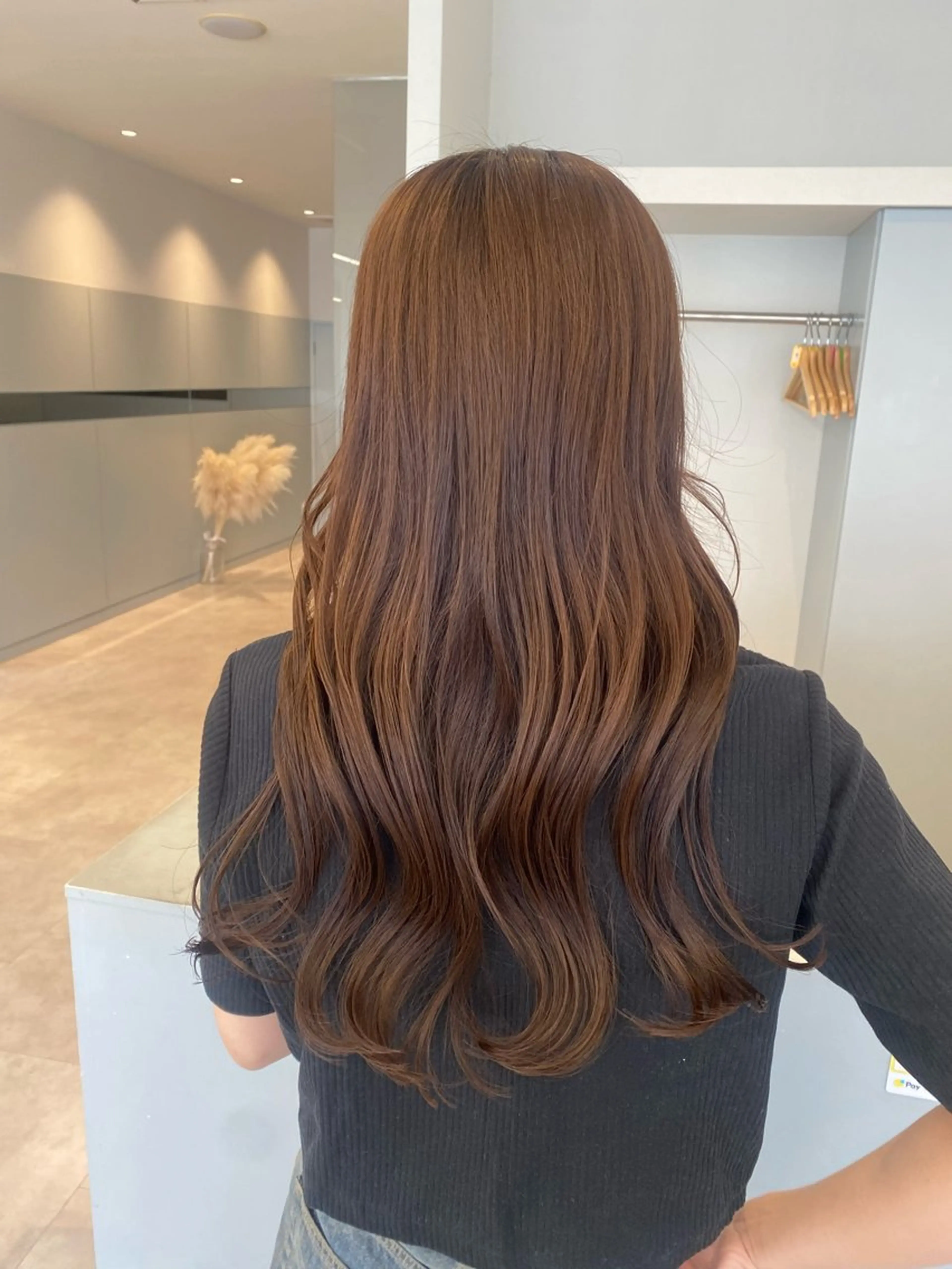 ロング カラー 韓国風ヘア カット ヘアカラー トリートメント 🫧暖色系カ ラー/斎藤奈々🫧のヘアスタイル