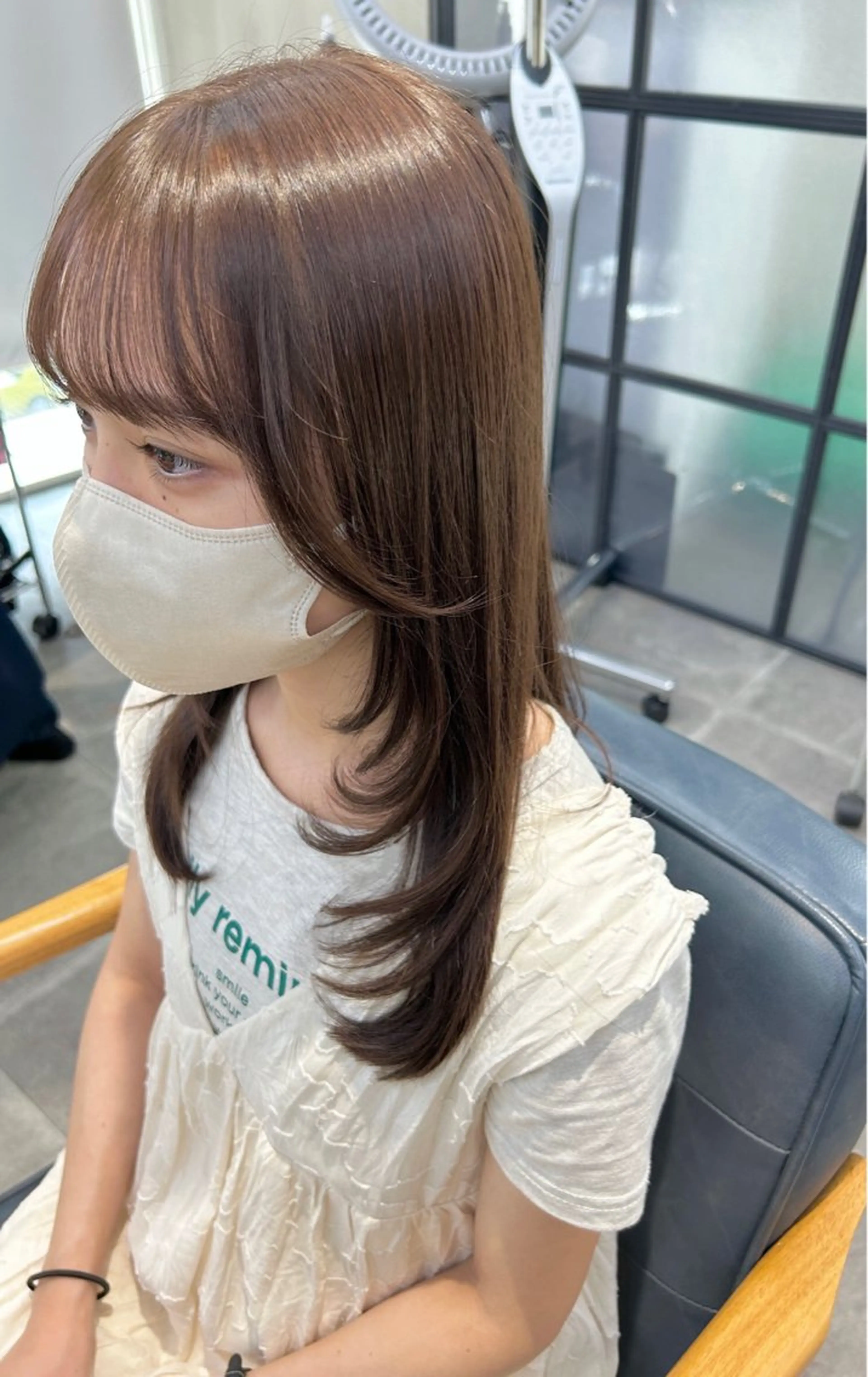 ロング カラー カット ヘアカラー トリートメント newi梅田🫧韓国 ヘア🫧sakiのヘアスタイル