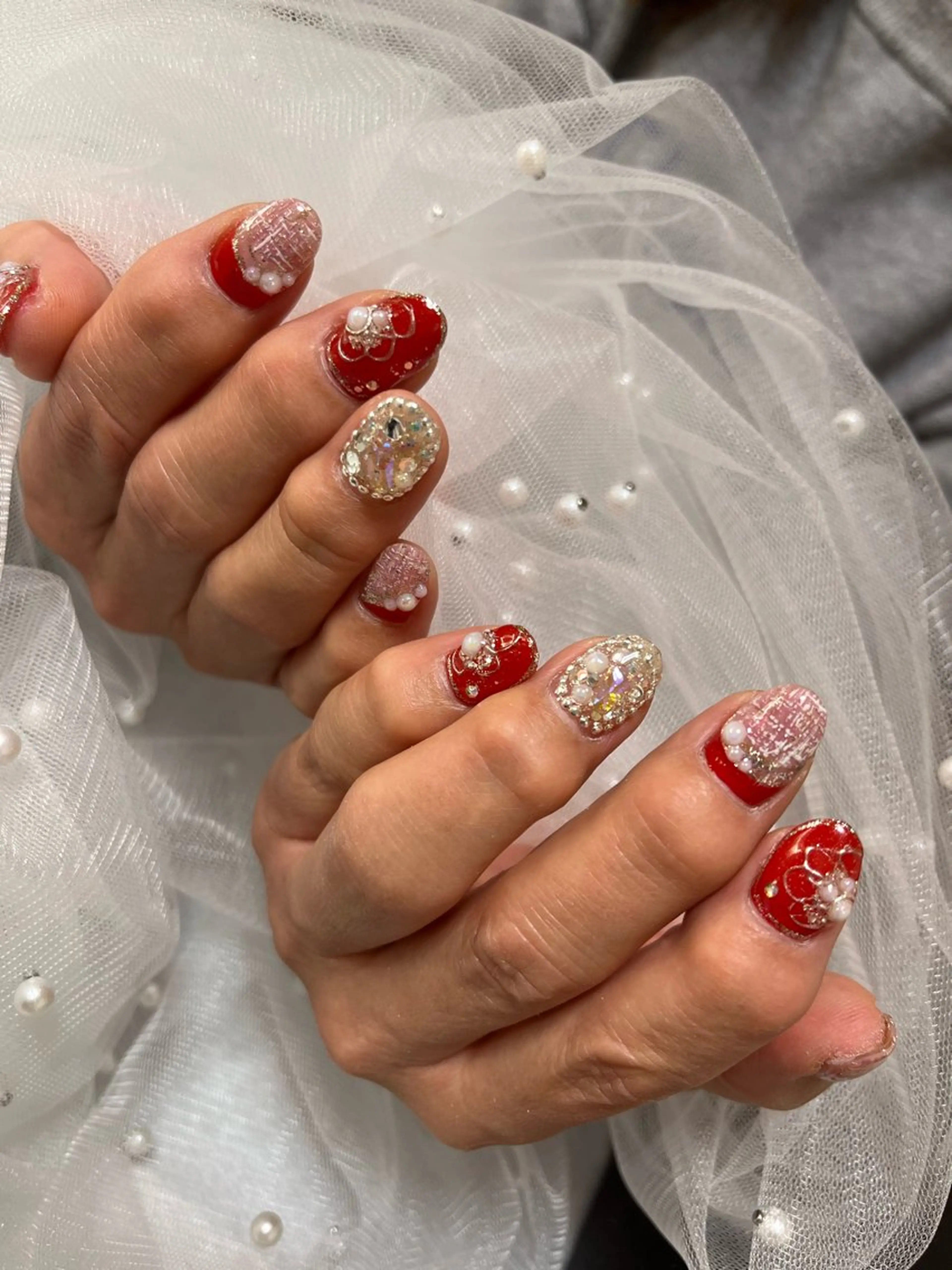 ネイル 持ち込み ハンドネイル nail salon L.Nのネイルデザイン
