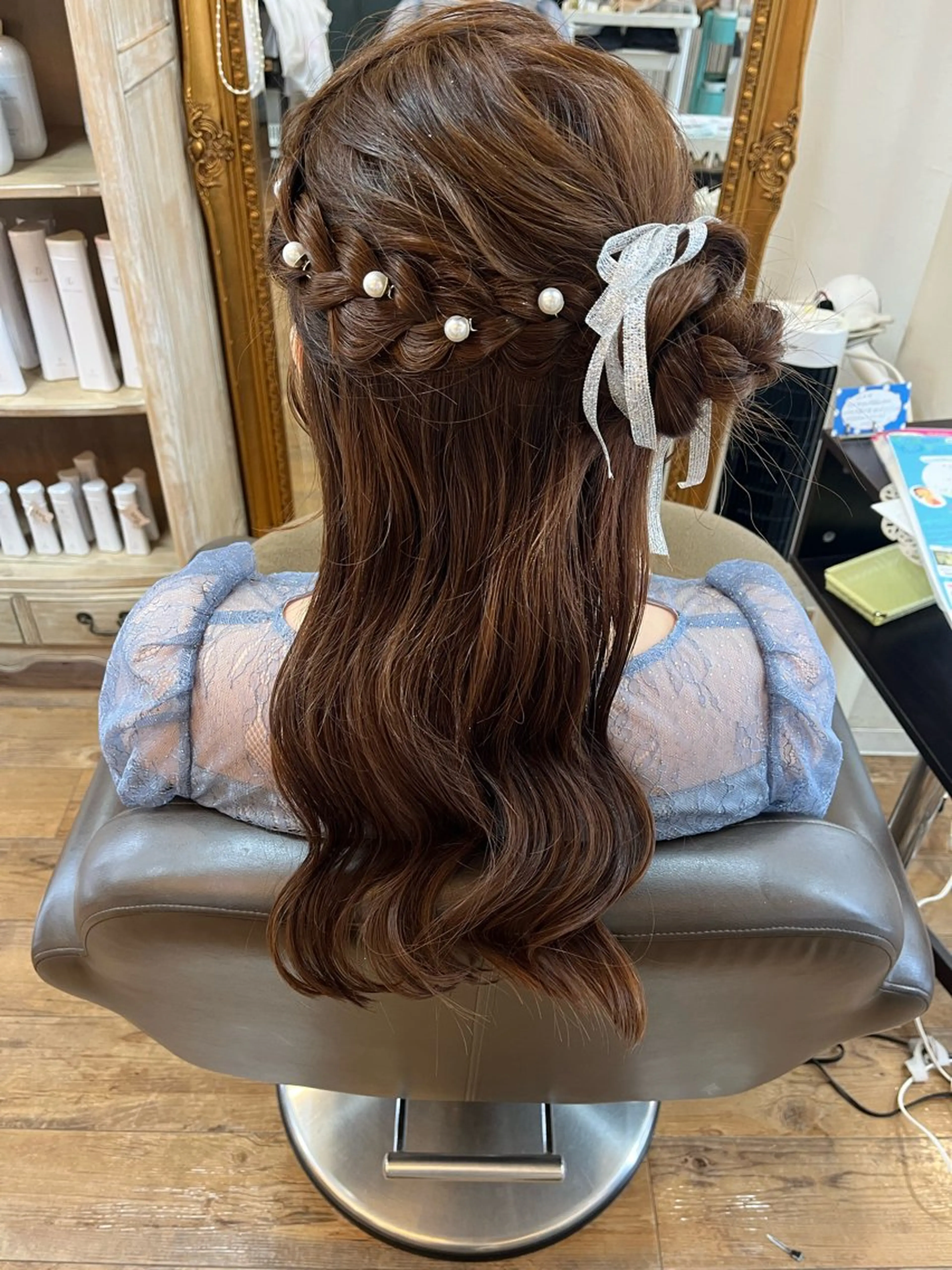 ロング ヘアアレンジ 伊藤 ひなののヘアスタイル