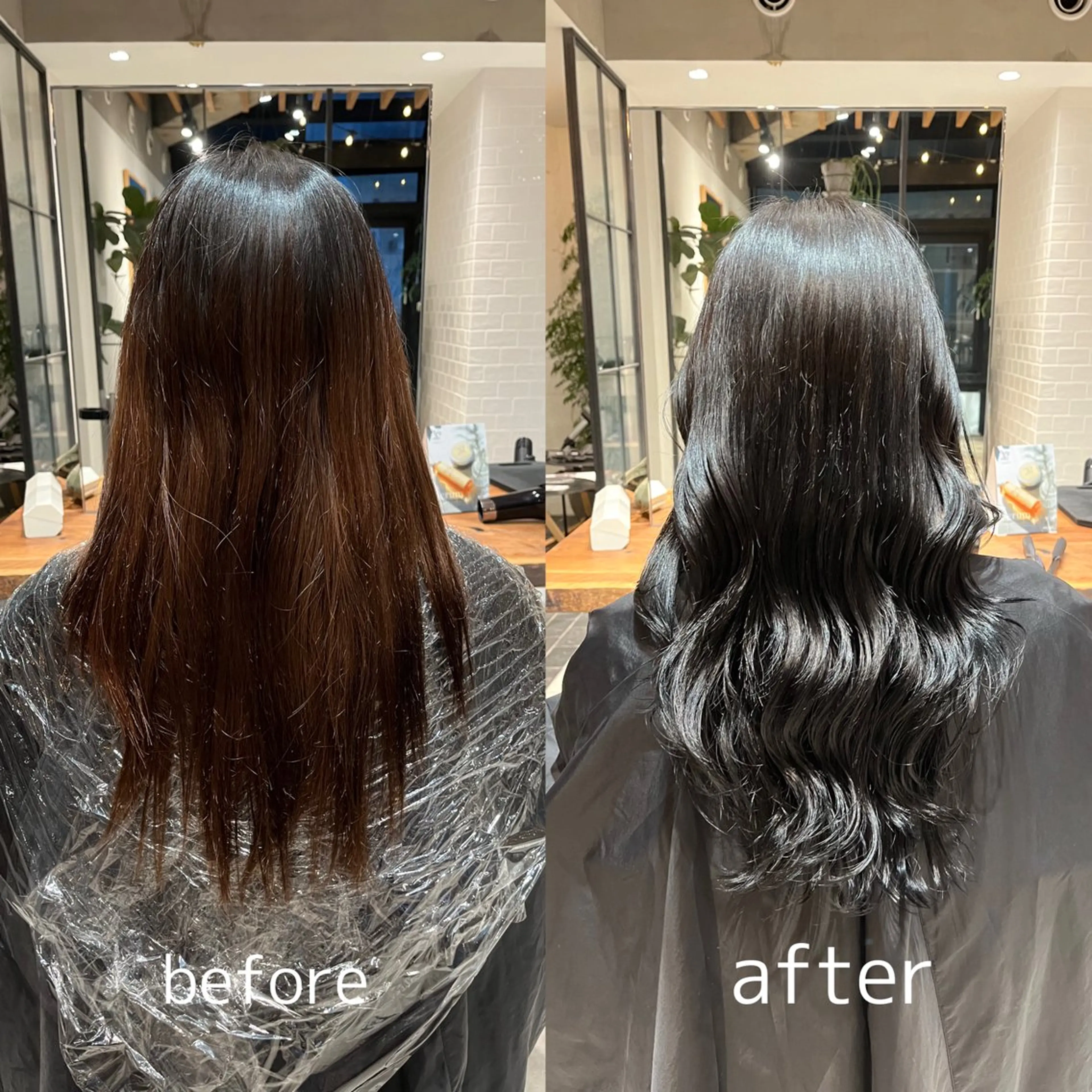 ロング レイヤーカット ヘアカラー sweetroom藤沢所属・髪質改善✨透明感 カラー/大木南美のヘアスタイル