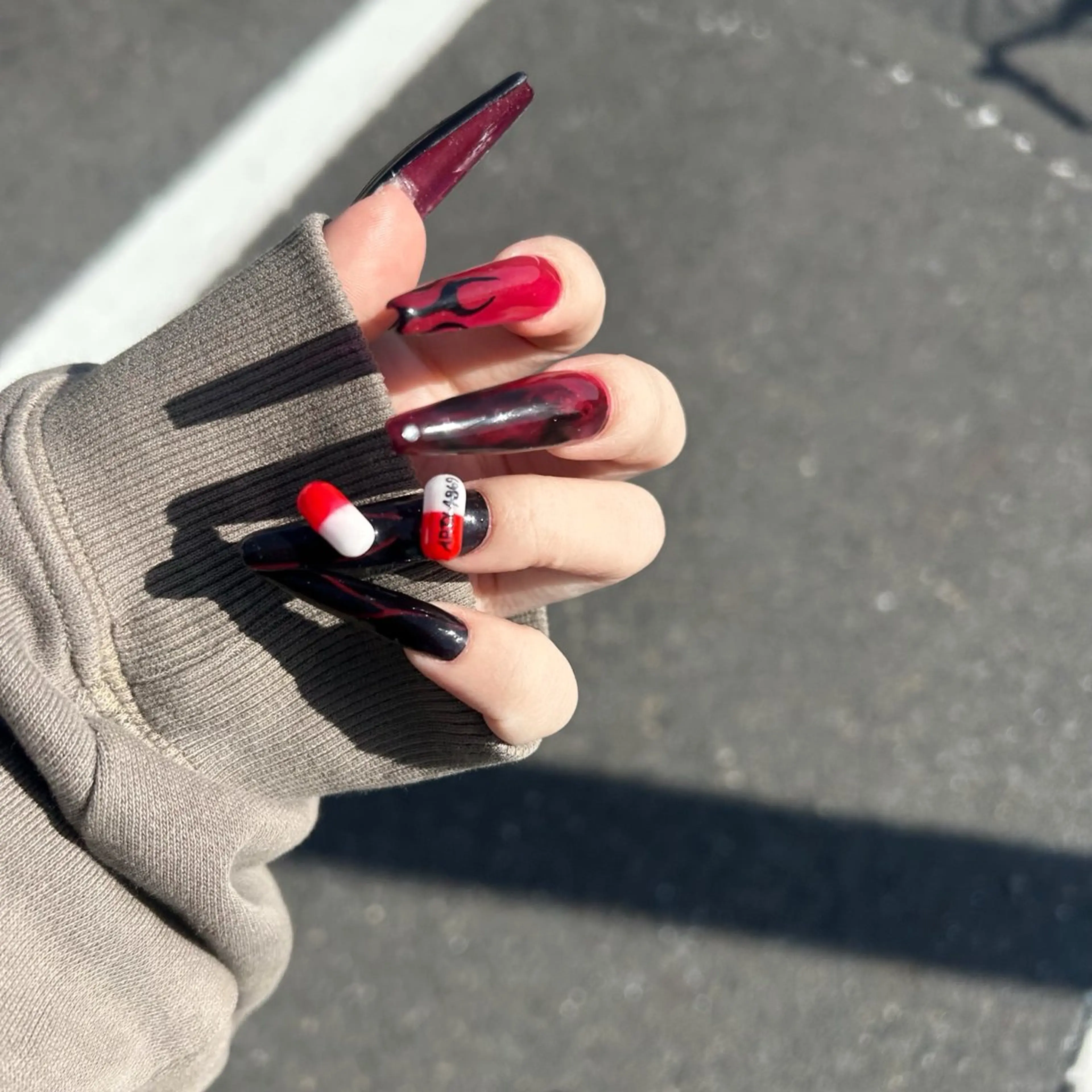 ネイル ハンドネイル Cleo名古屋駅店 🖤Rikoのネイルデザイン