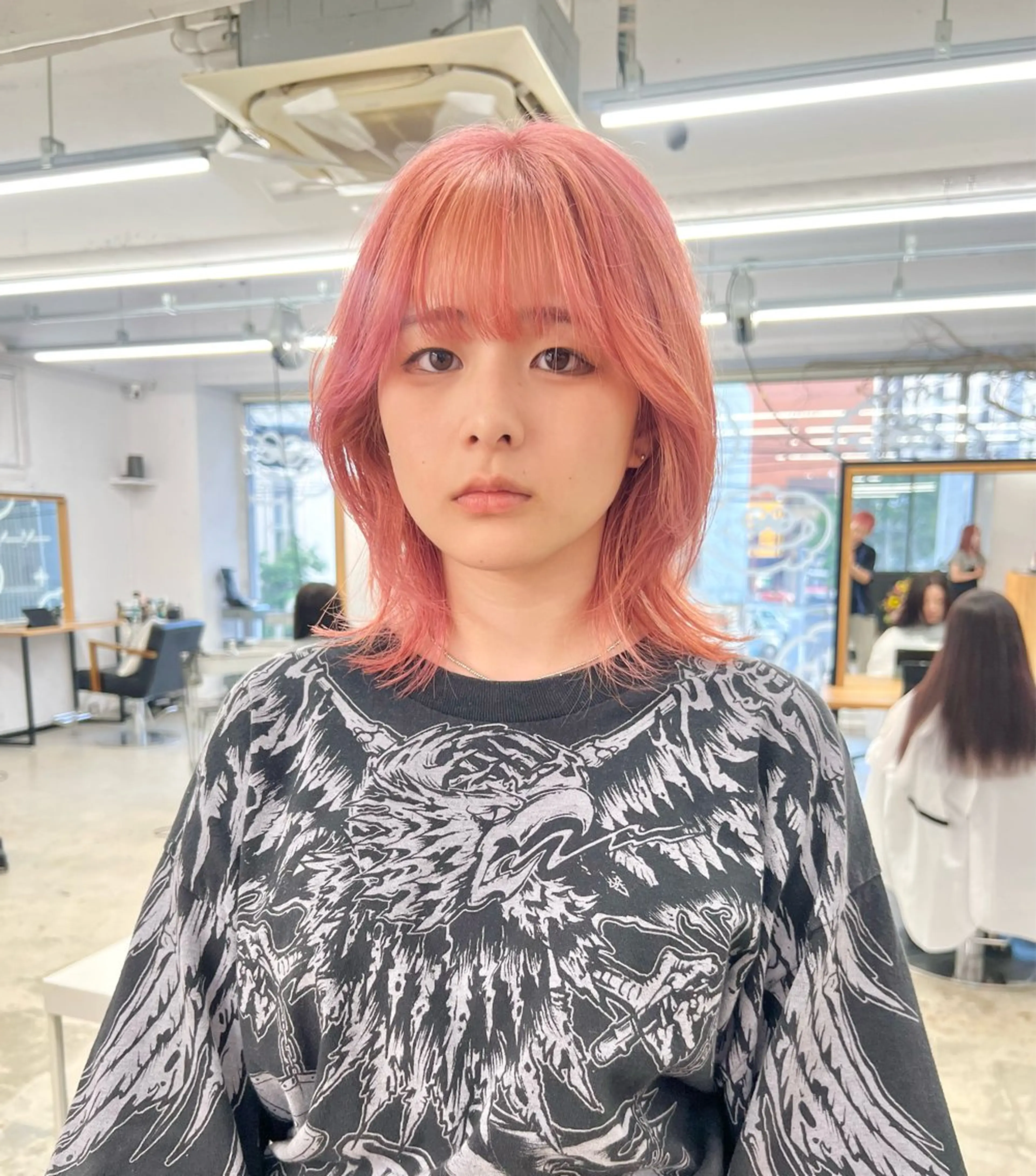 破格【ハイトーン】ブリーチ＋カラーの写真