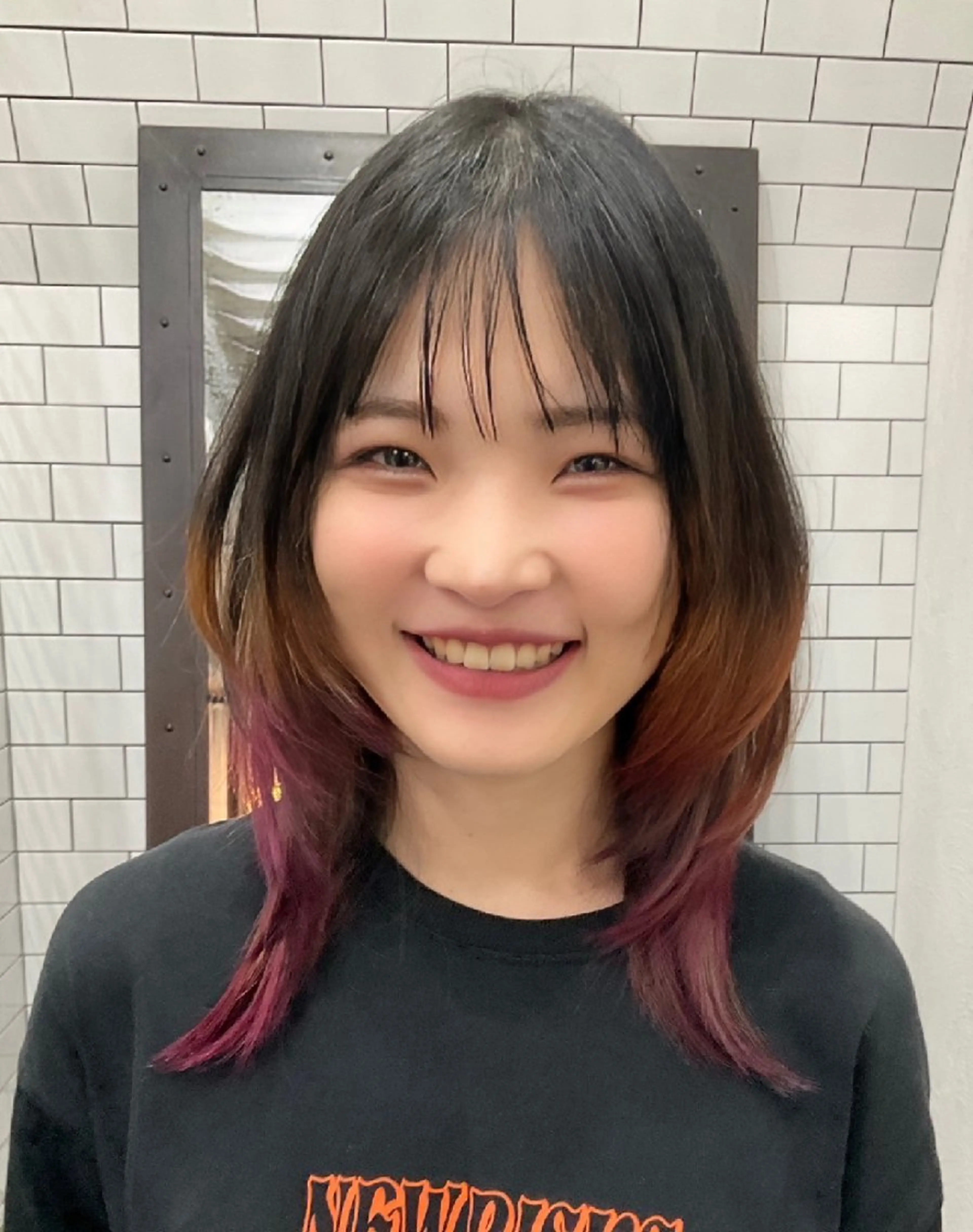 ミディアム レイヤーカット 紙屋町　legare 🌈山村　麻美　のヘアスタイル
