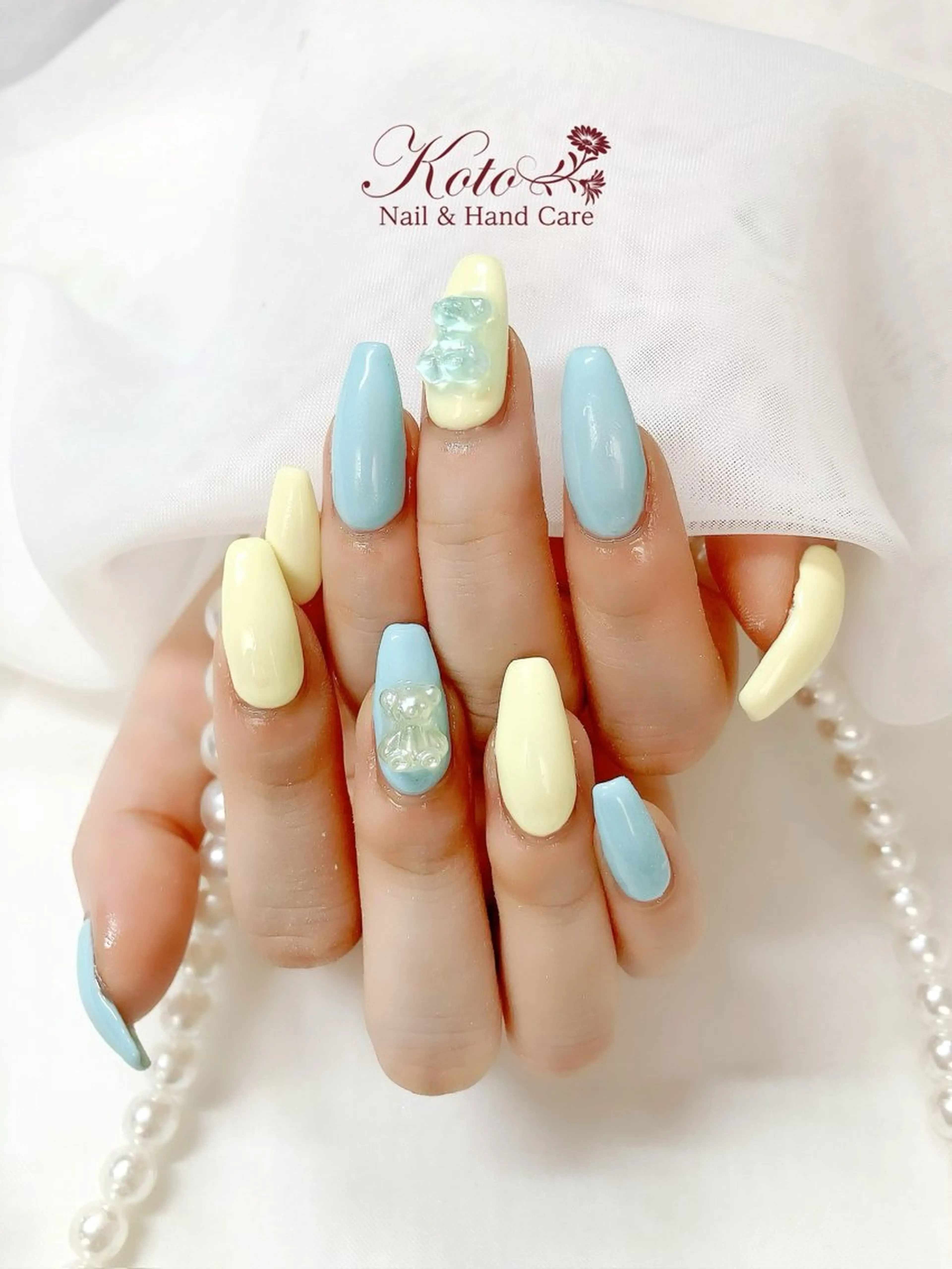 ネイル 長さ出し ジェルネイル 持ち込み ニュアンスネイル 赤色 ハンドネイル Nail Salon KOTOのネイルデザイン