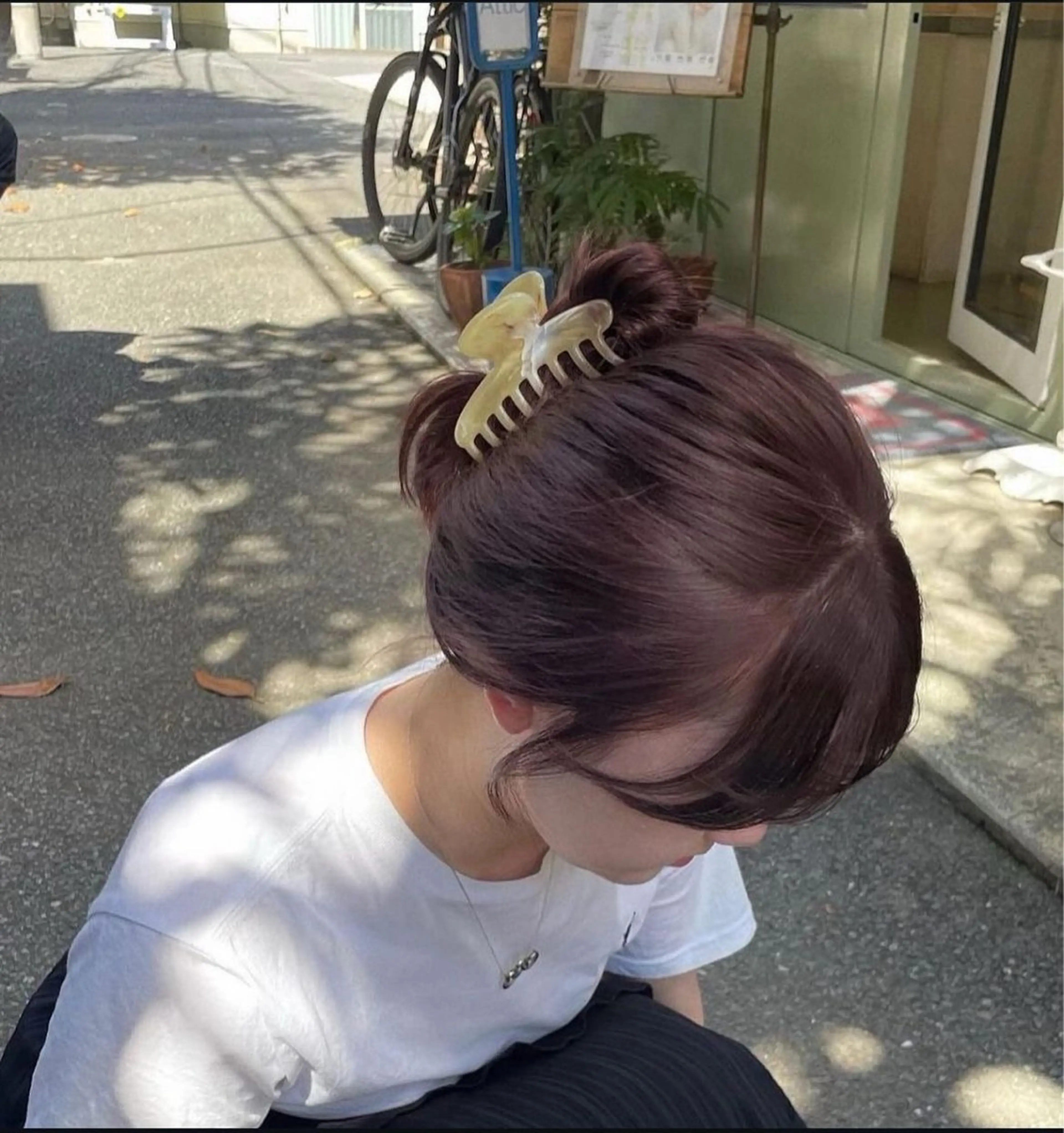 ロング ヘアカラー FILMS haru 暖色カラーのヘアスタイル