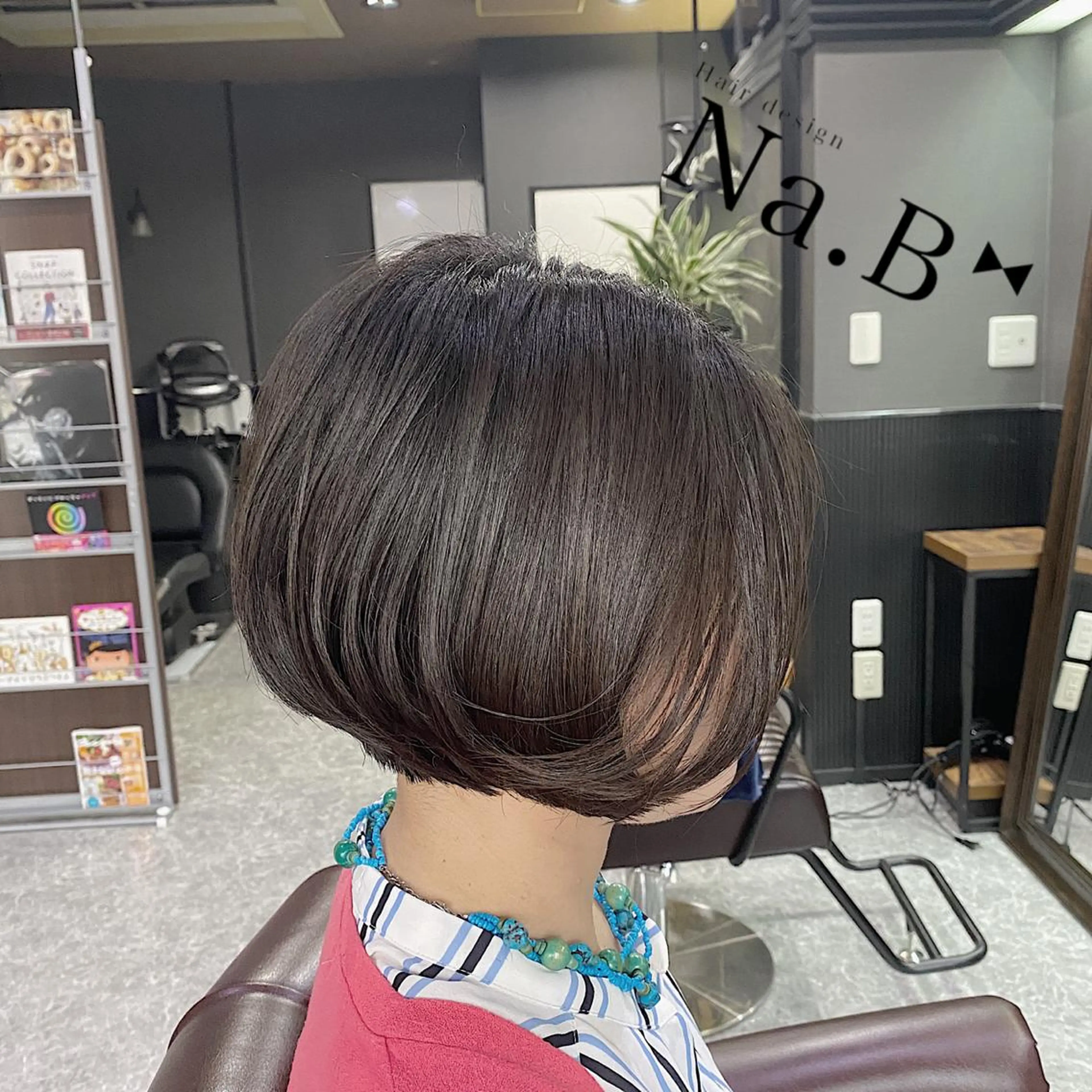ショート カラー Hair design Na.B所属・ジユン 지윤のヘアスタイル