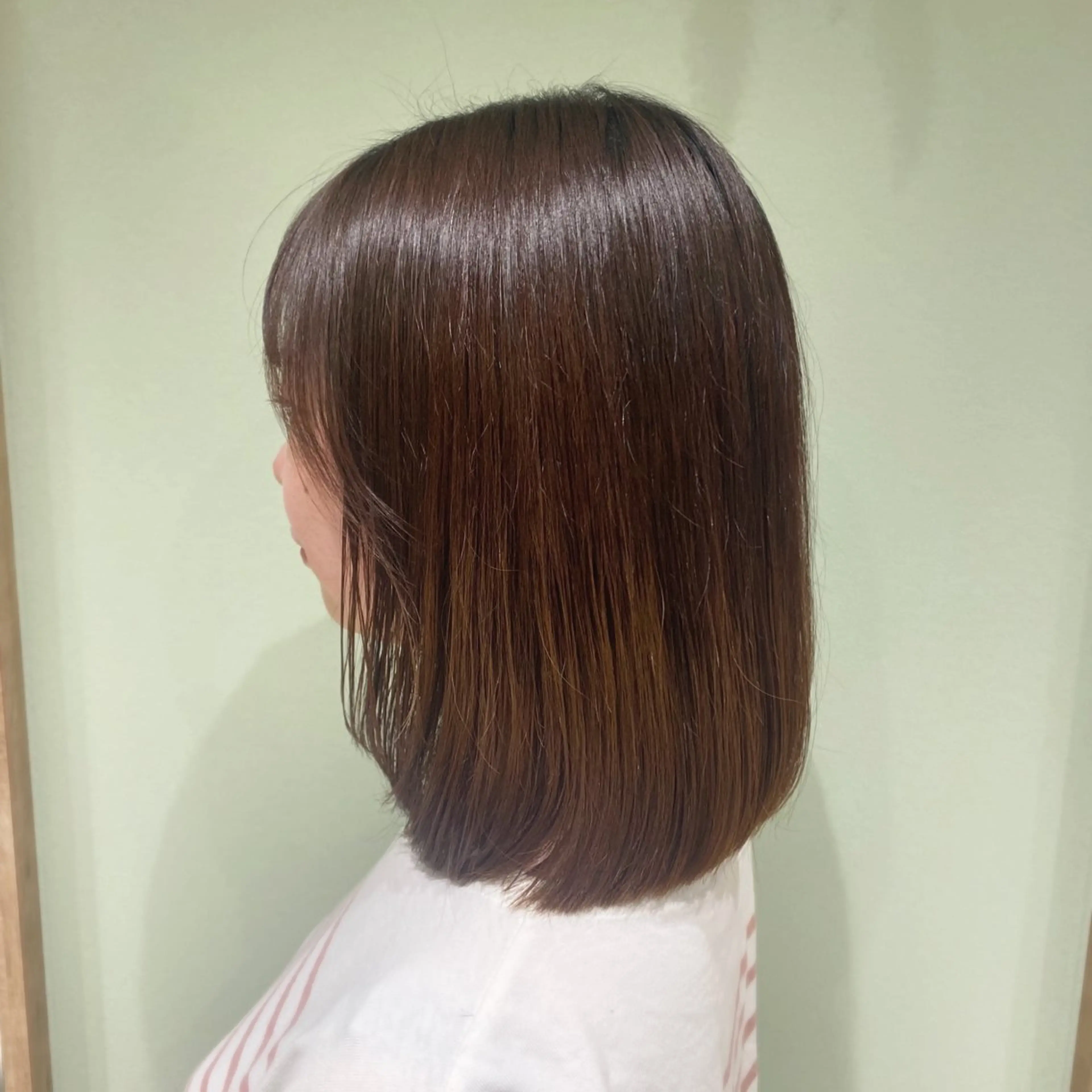 ミディアム レイヤーカット ase.糸島店所属・UEDA AYAのヘアスタイル