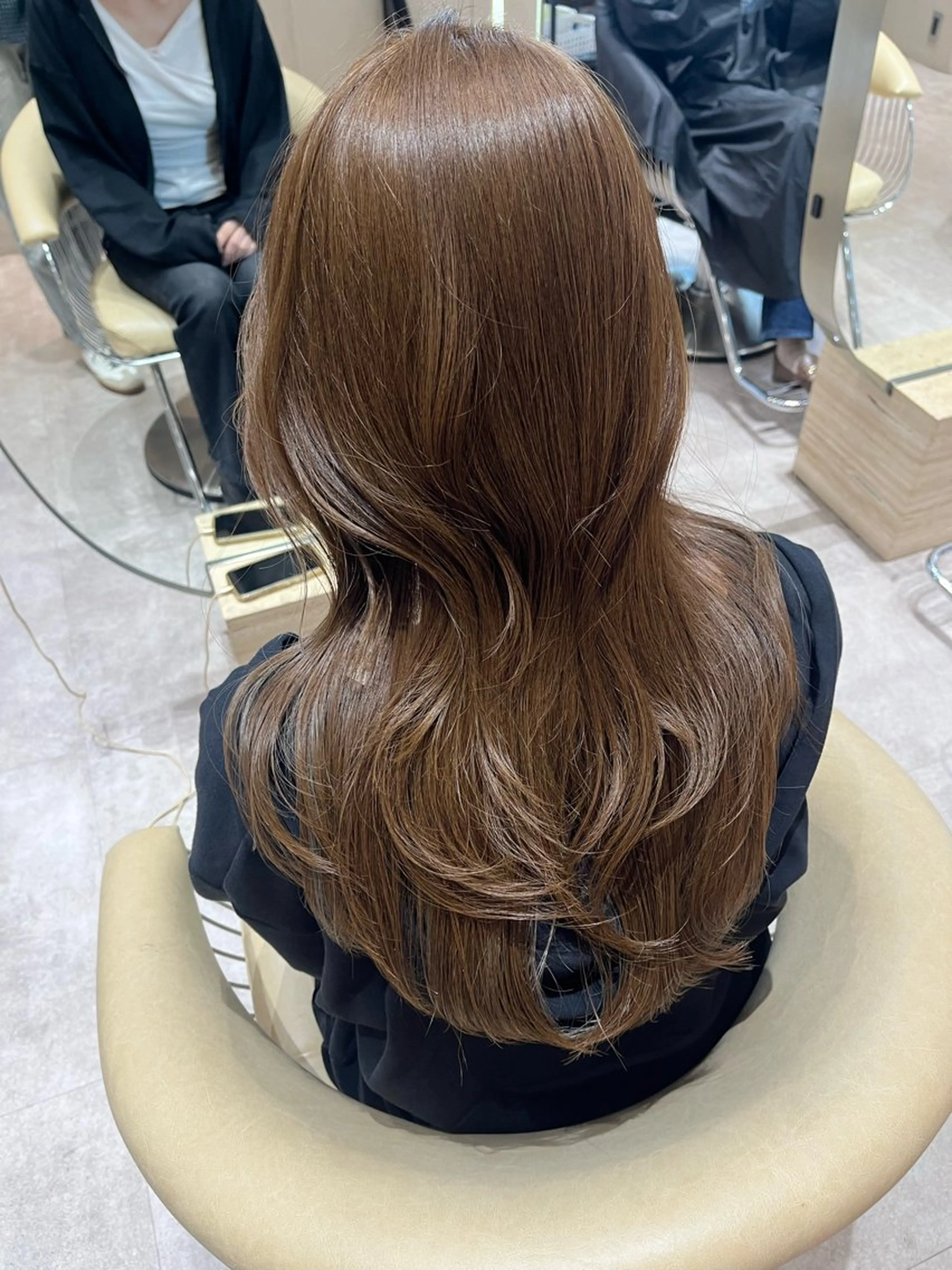 ロング ヘアカラー ㊙️レイヤーカット 透明感カラーゆな㊙️のヘアスタイル