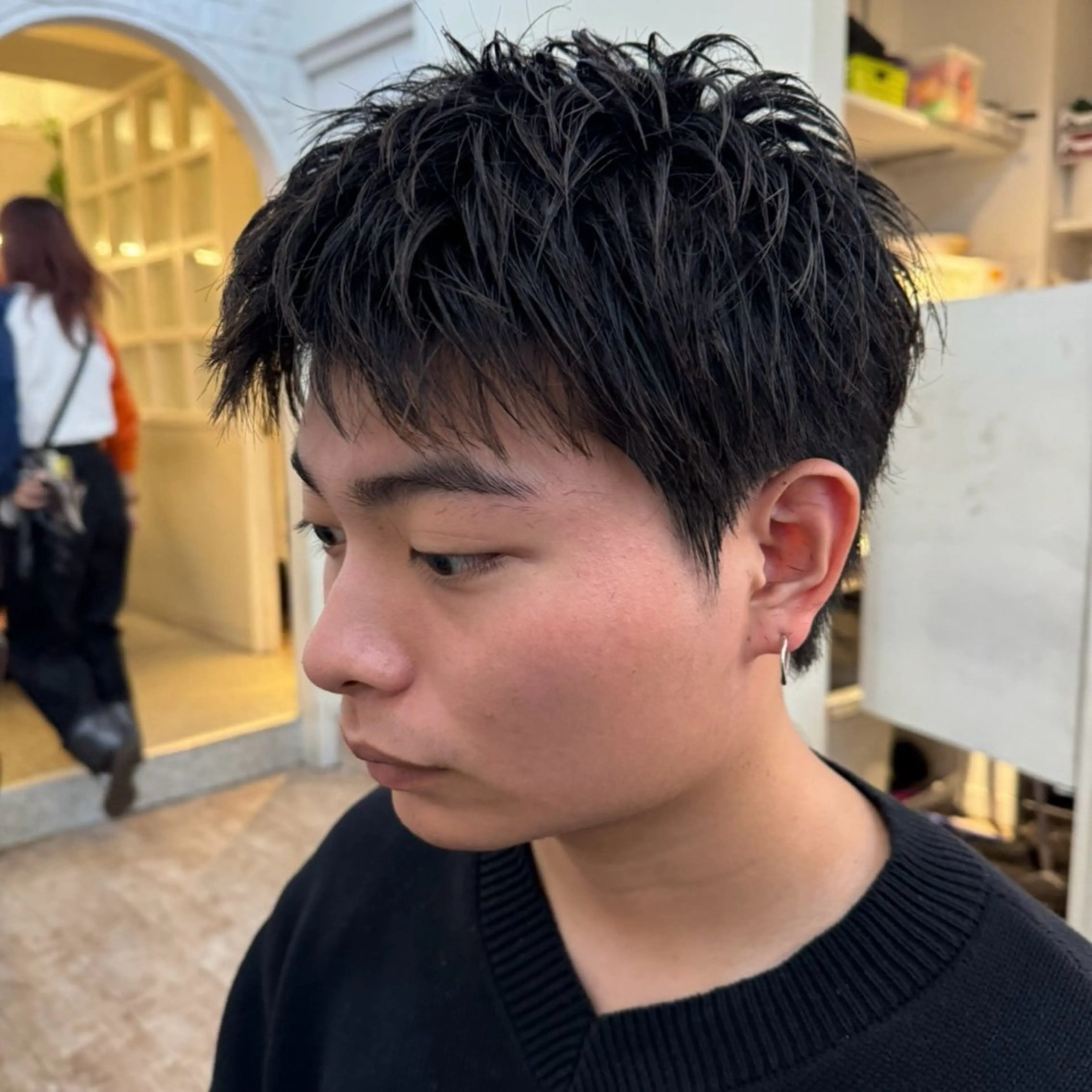 メンズ スパイキーショート アロハ　自由が丘所属・メンズカット 募集中✨まゆのヘアスタイル