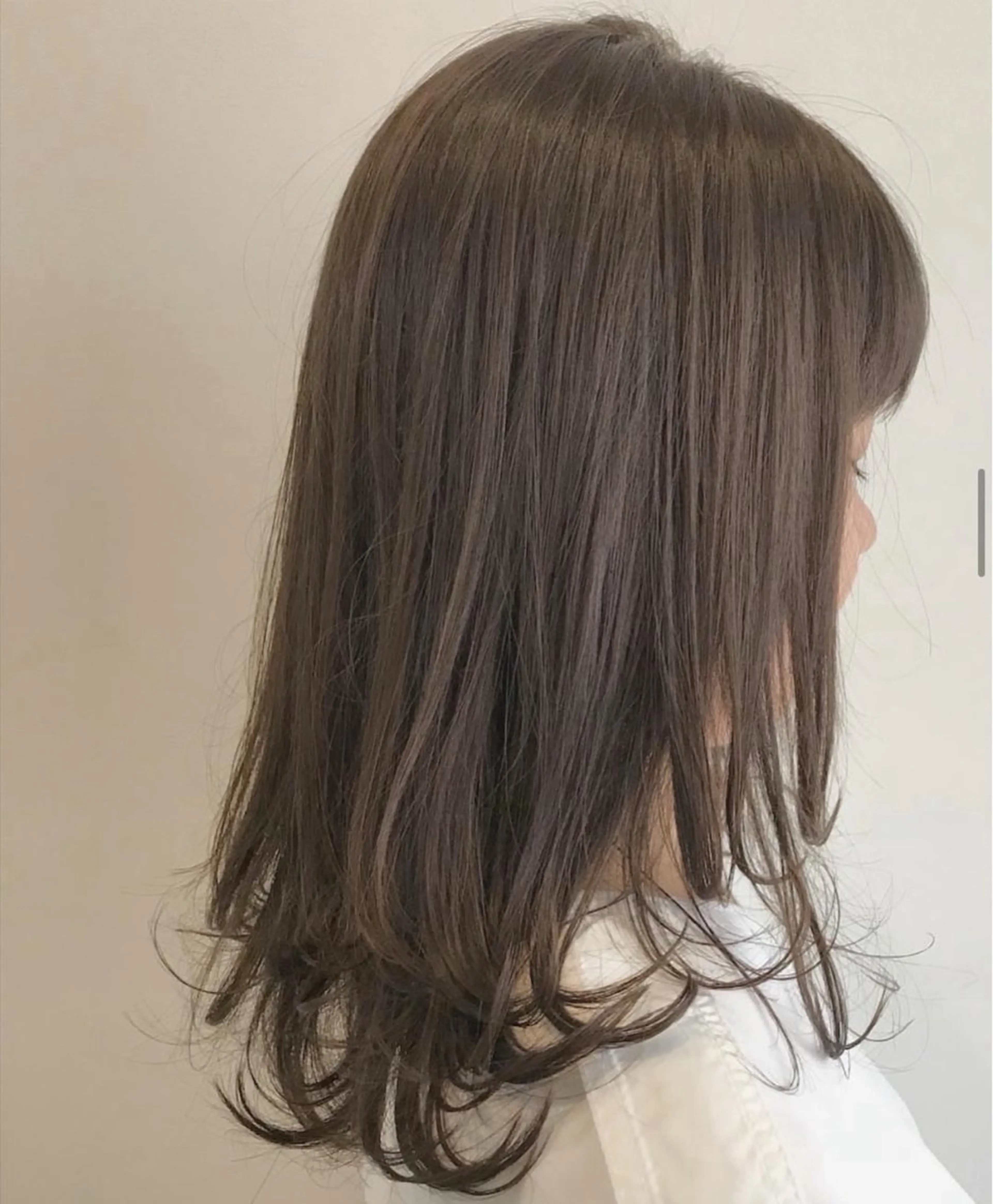 ミディアムカット(鎖骨～胸上の長さ)＋ワンカラー＋2stepトリートメント🍃の写真