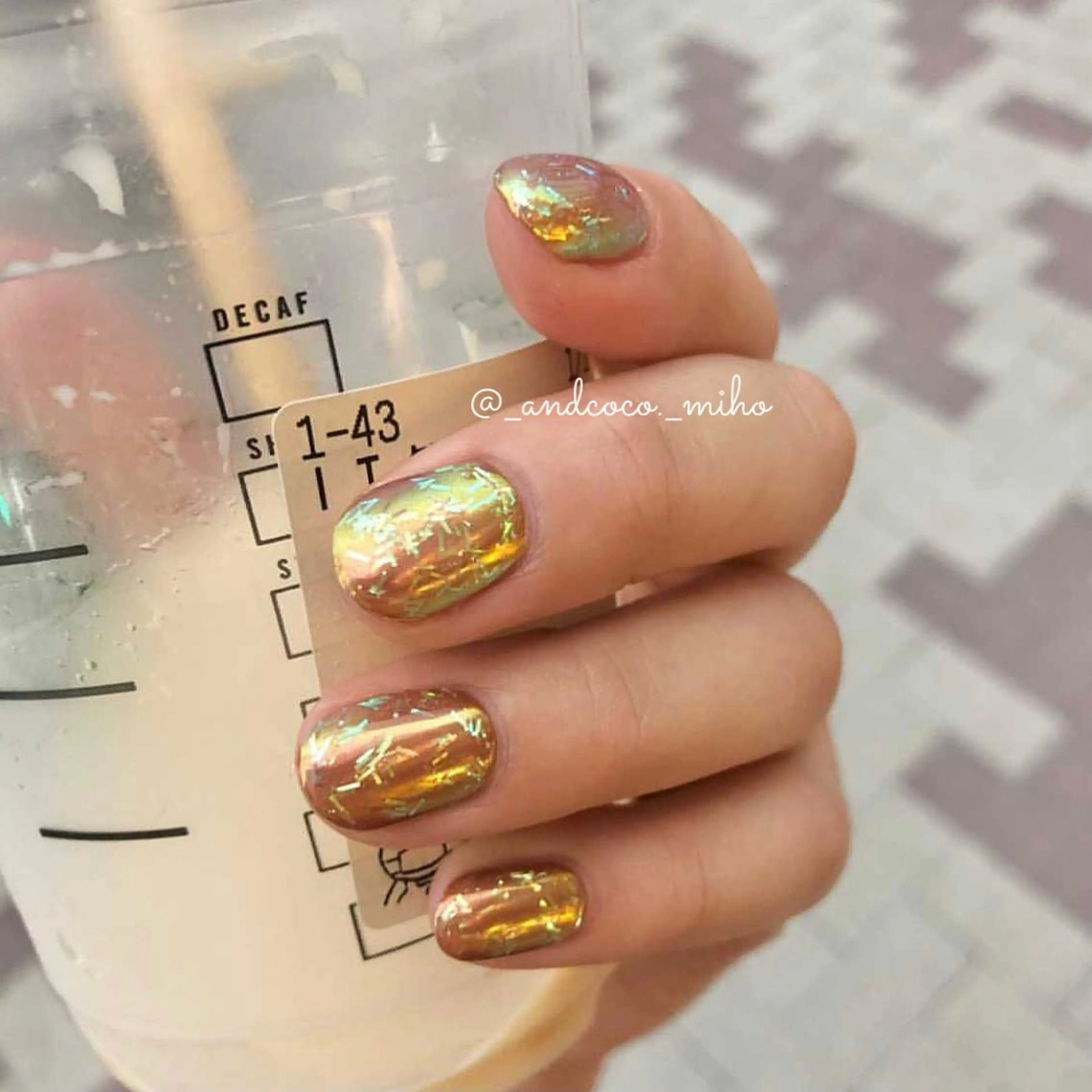 ネイル ハンドネイル And  & coco. eyelash & nail所属・Nailist〻 mihoのネイルデザイン
