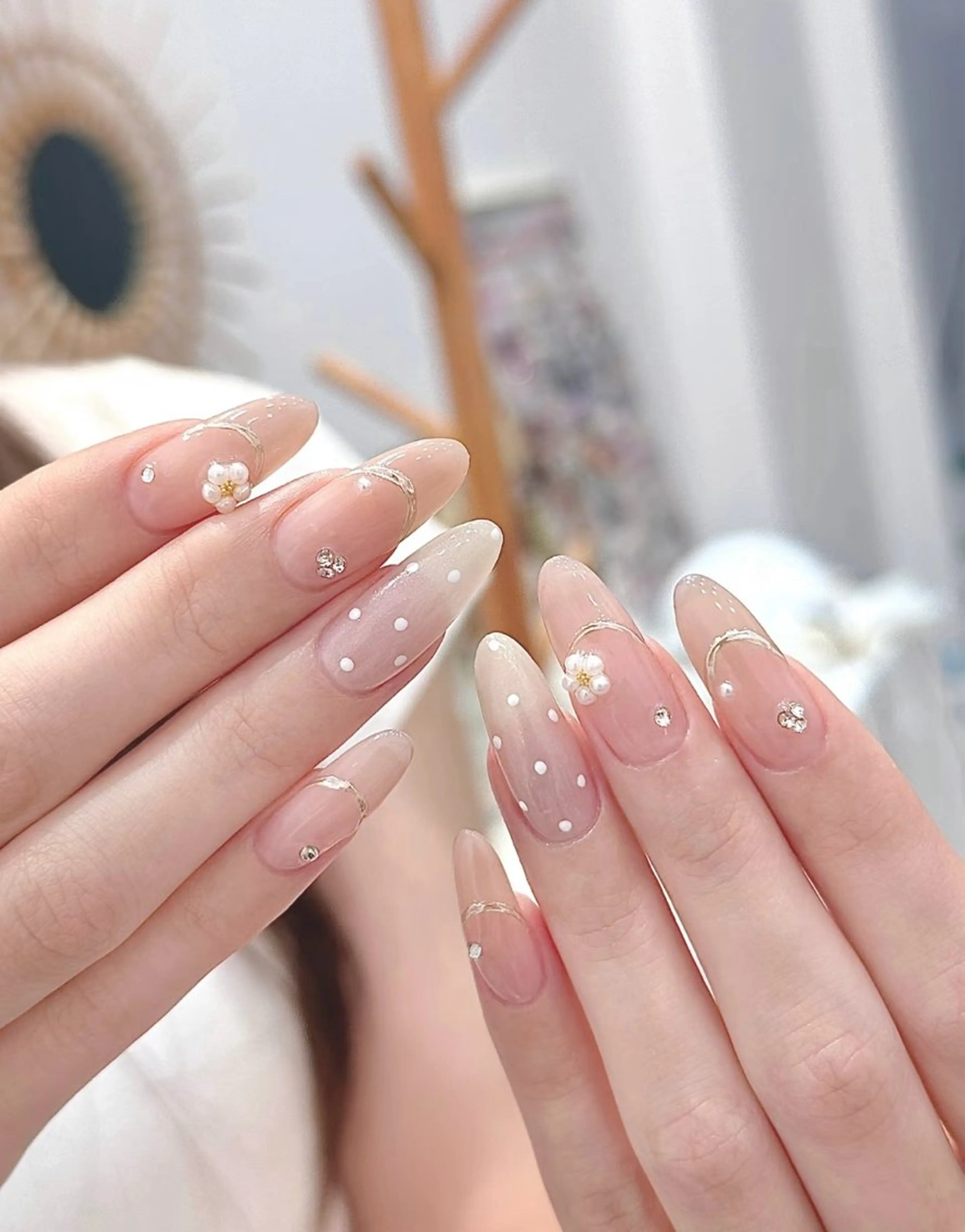 ネイル アートネイル チークネイル 長さ出し フットネイル ジェルネイル For you. Nail Salonのネイルデザイン