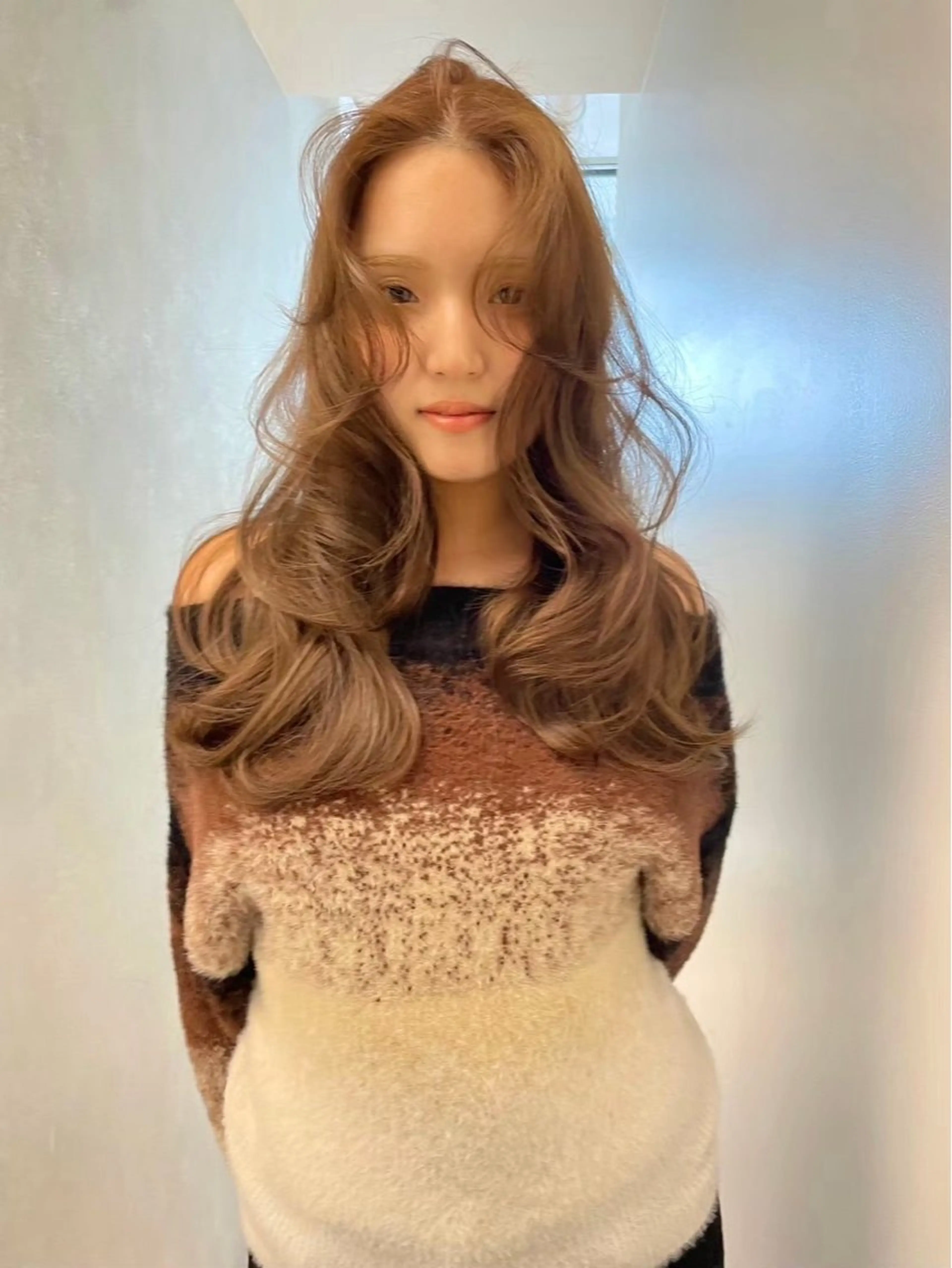 カラー ヘアカラー ハッシュレイヤー/ ブラウン系🥨セナのヘアスタイル