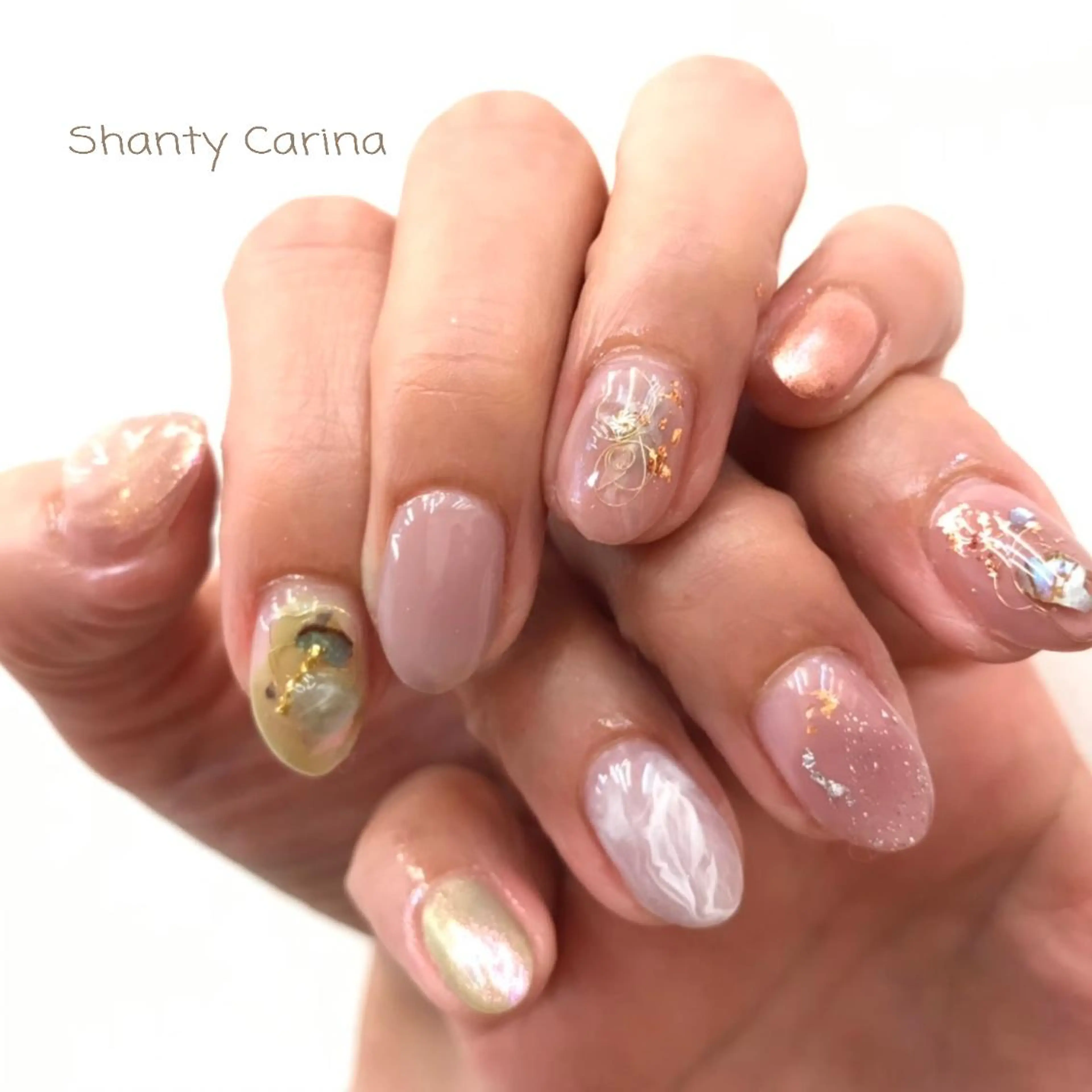 ネイル ジェルネイル ニュアンスネイル パラジェル Cariina ☺のネイルデザイン