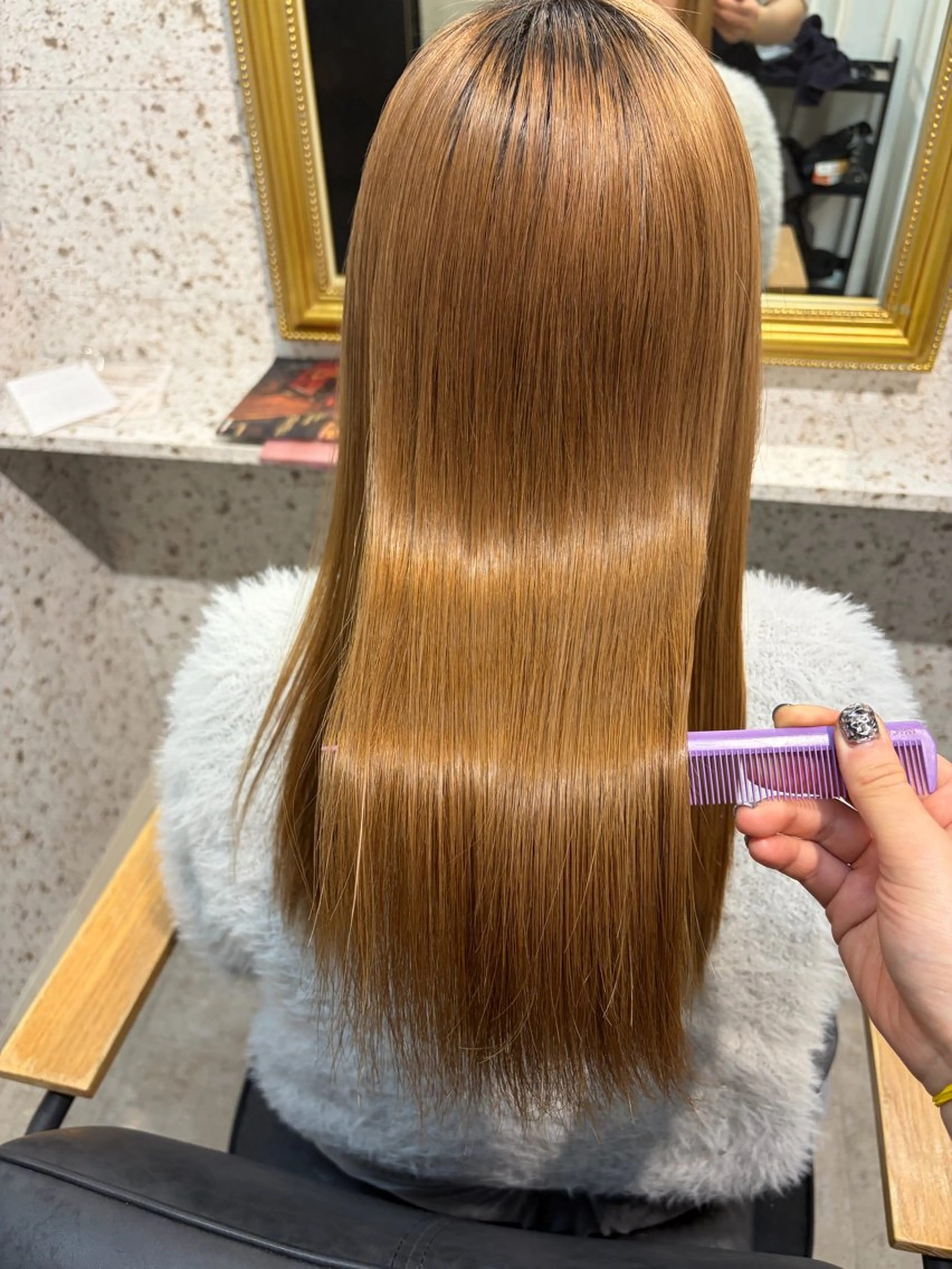 ロング 縮毛矯正 酸性ストレート [lani ] konatsuのヘアスタイル