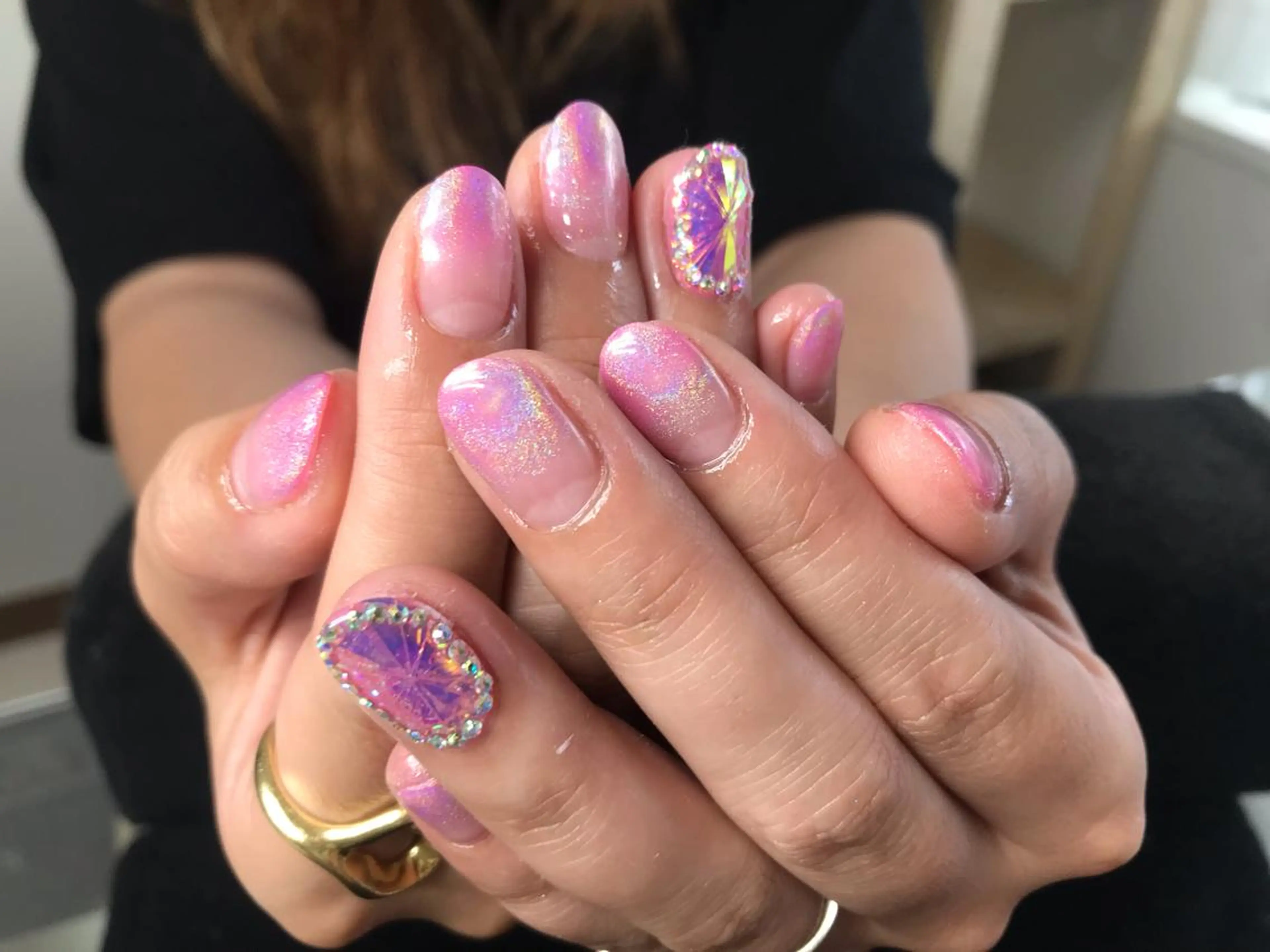 ネイル ハンドネイル Mana‪ ‪·͜· ❤︎‬のネイルデザイン