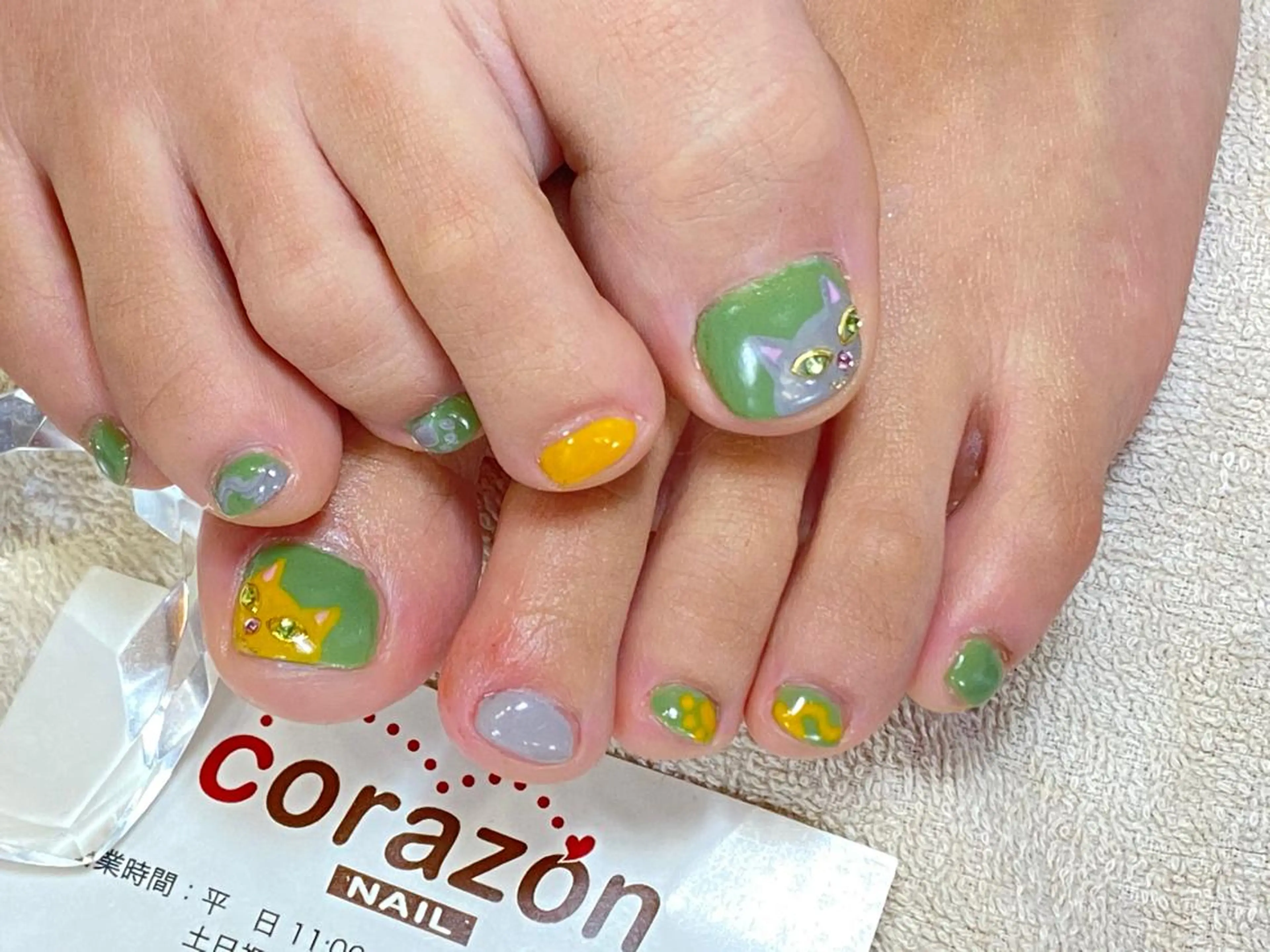 ネイル アートネイル フットネイル corazon所属・ネイリスト aicoのネイルデザイン