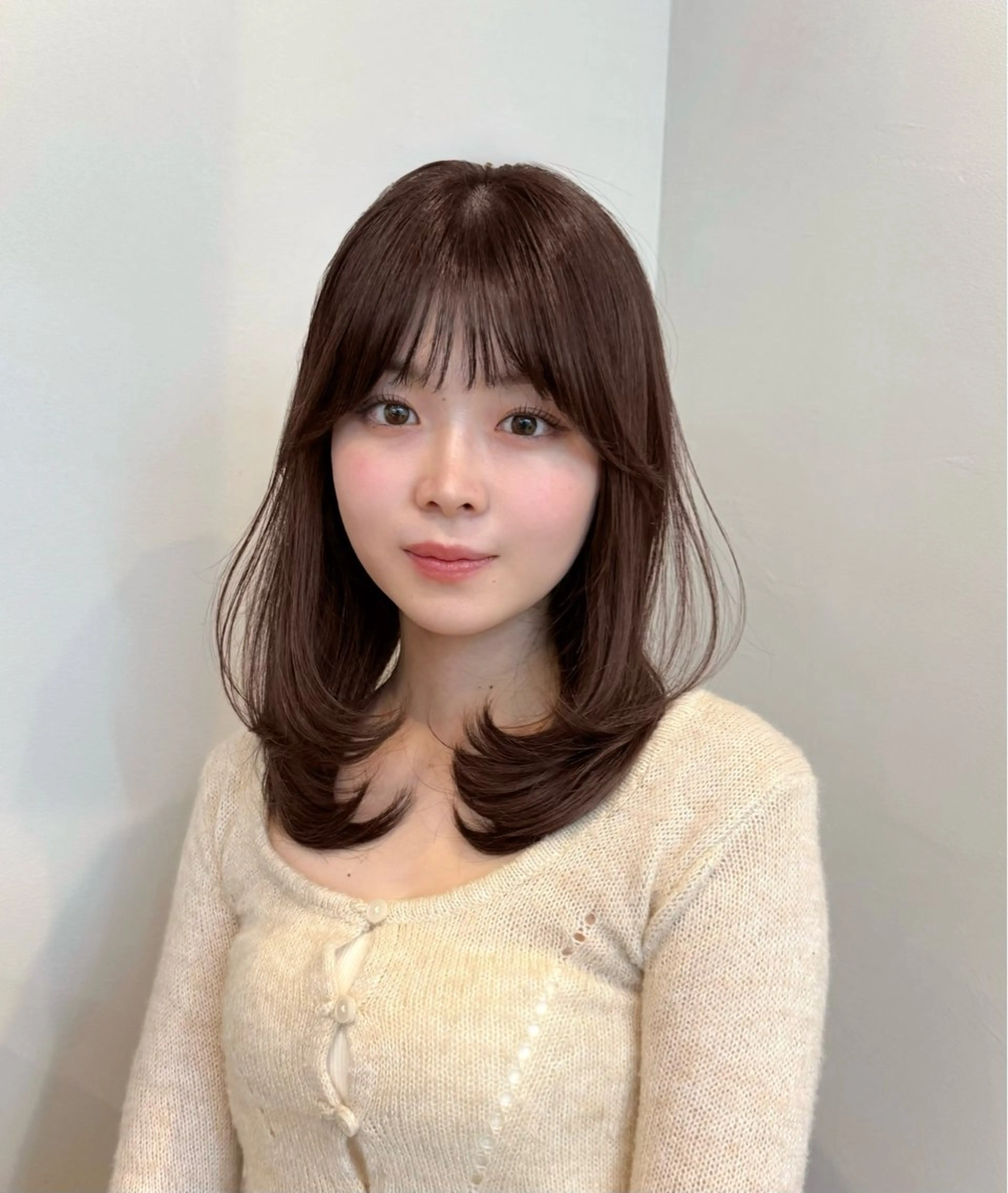 ミディアム sora/レイヤー/ 似合わせカット🎀のヘアスタイル