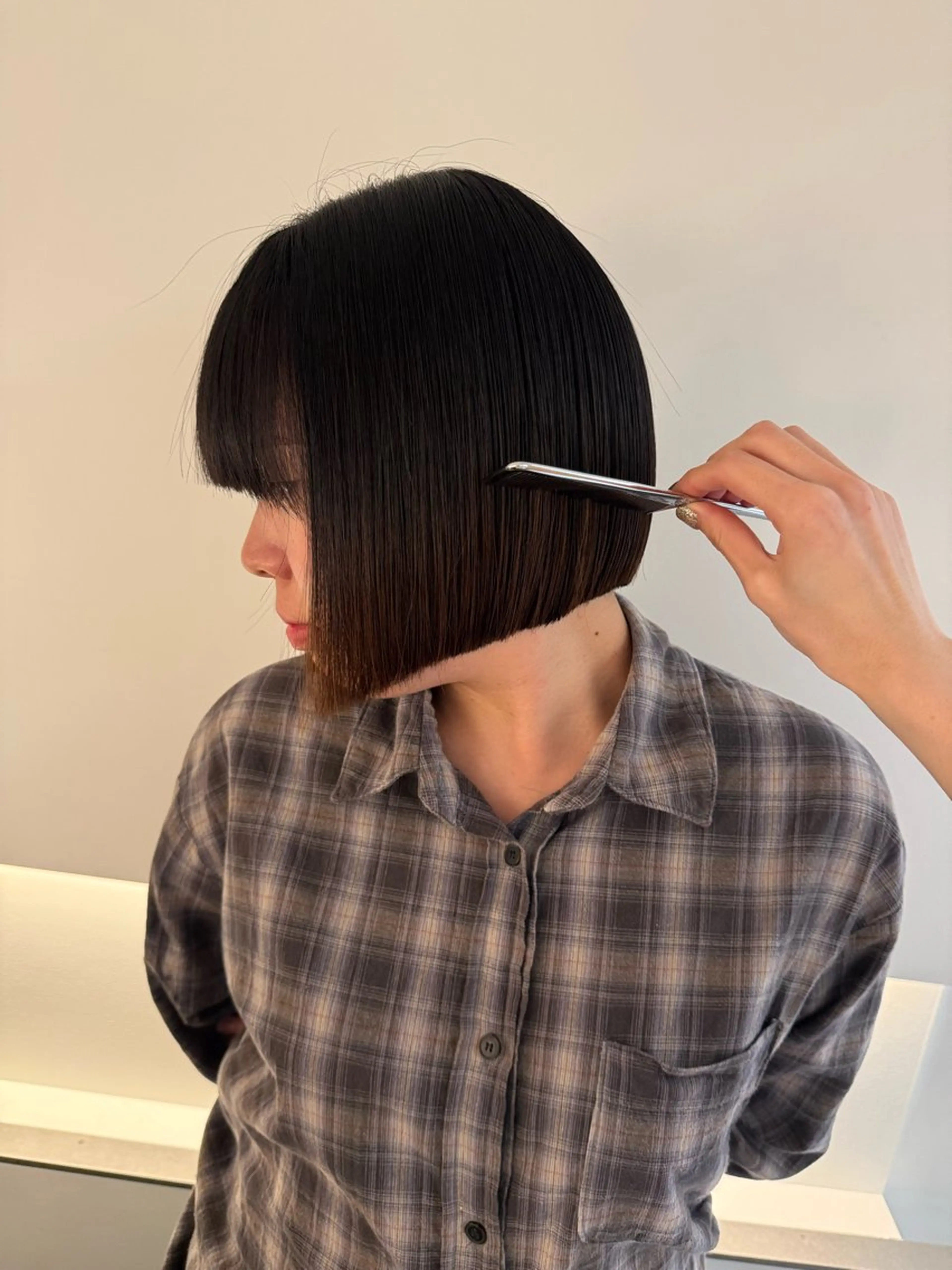 ショート カット トリートメント ️🫧透明感カラー& 髪質改善🎀いさきのヘアスタイル