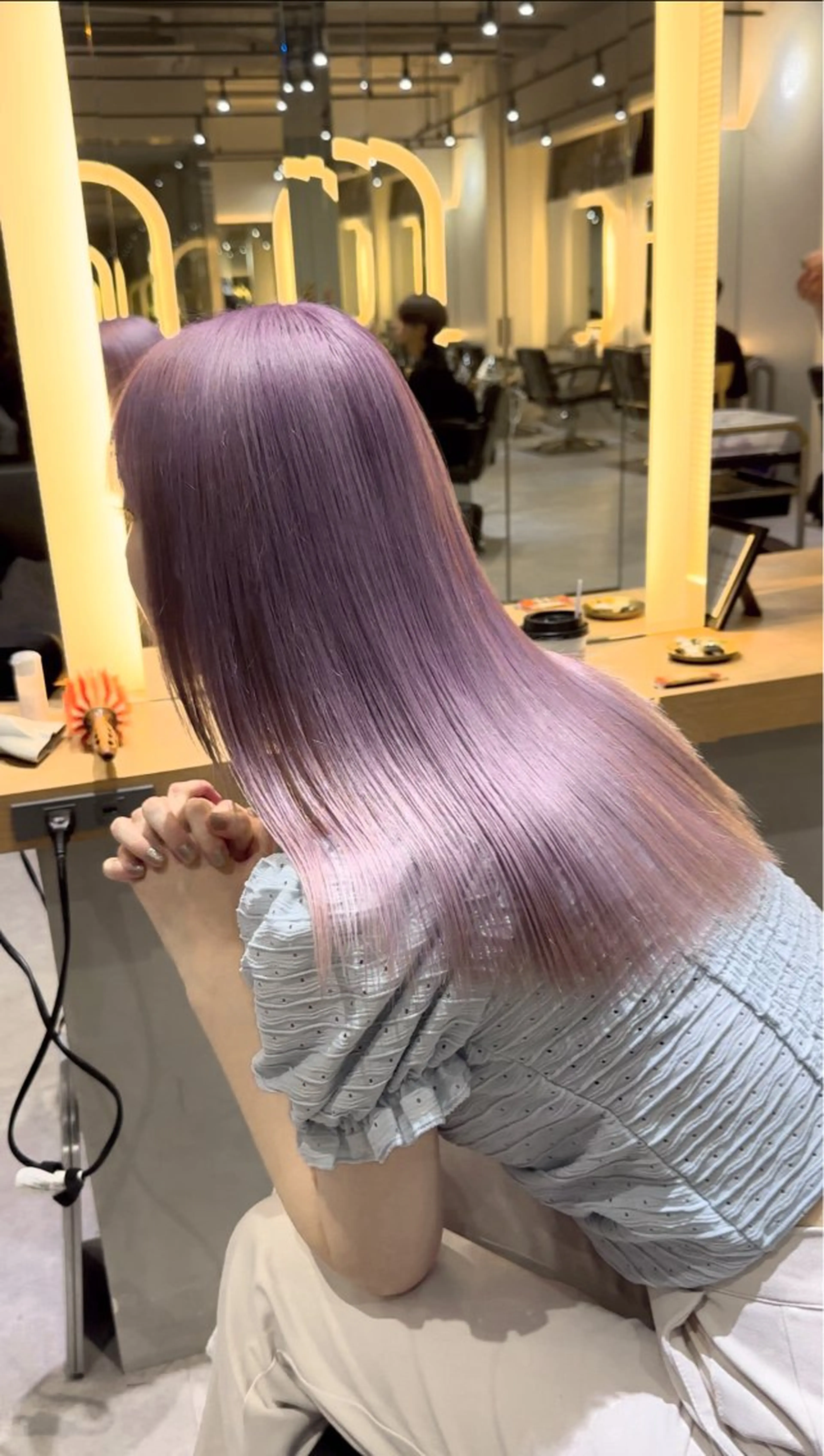 ロング カラー ヘアカラー トリートメント レイヤーカット/ ブリーチカラー/雅人のヘアスタイル
