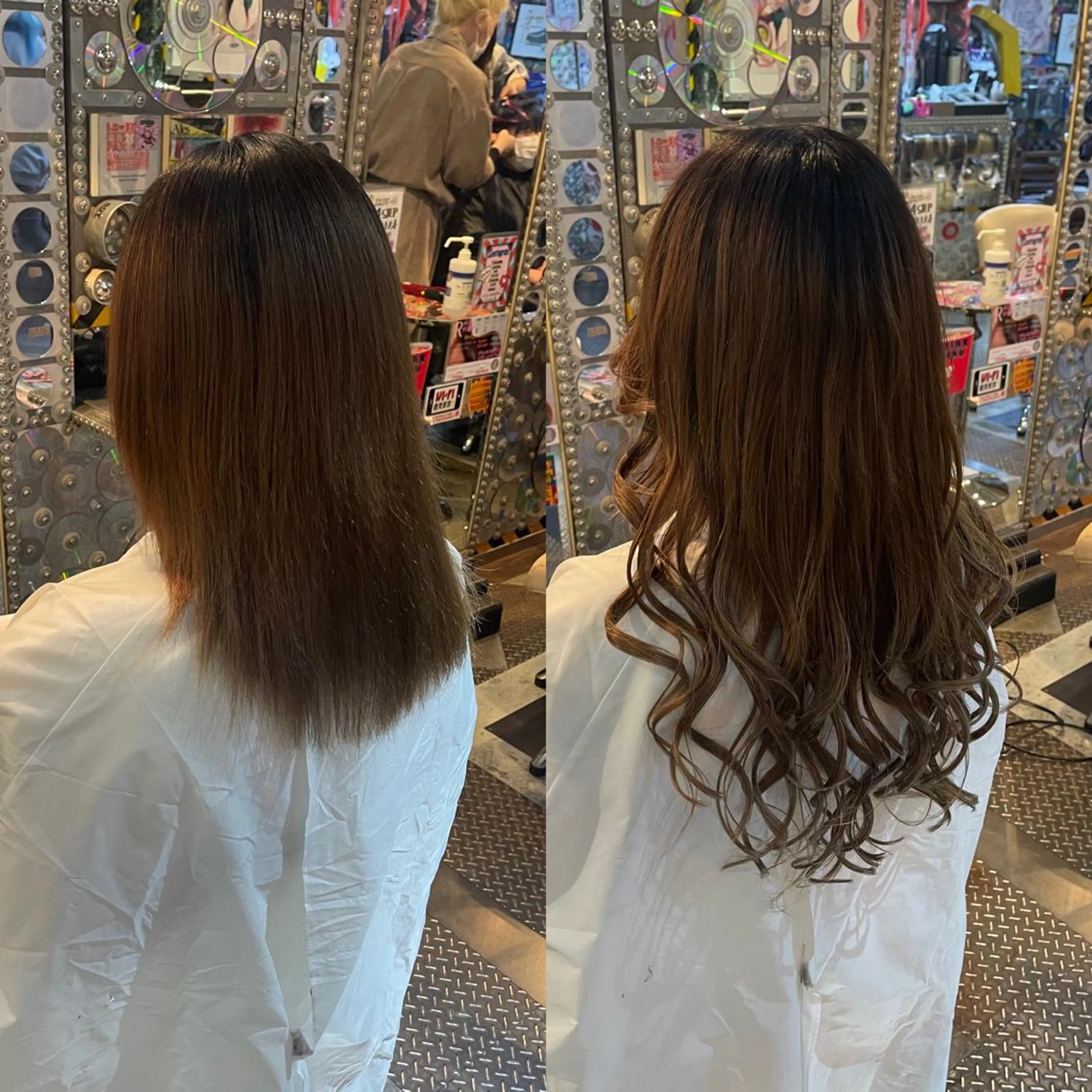 ミディアム カラー ヘアアレンジ 編み込みエクステ エクステ haco+所属・🌈派手髪エクステ ブレイズ🌈ひろとのヘアスタイル