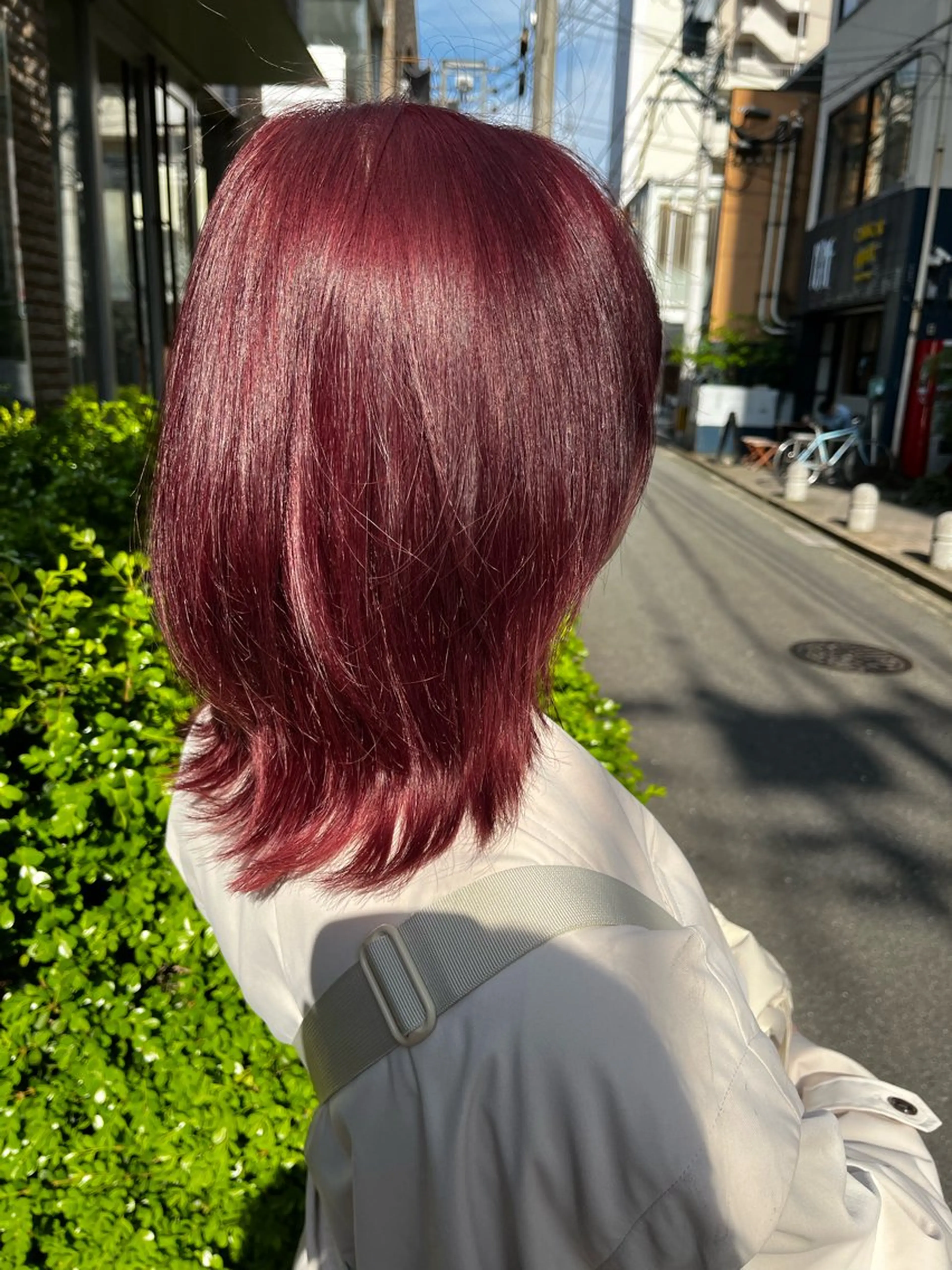 ミディアム ROSSO Hair＆SPA  香椎宮前店所属・SHIINA 香椎宮前店のヘアスタイル