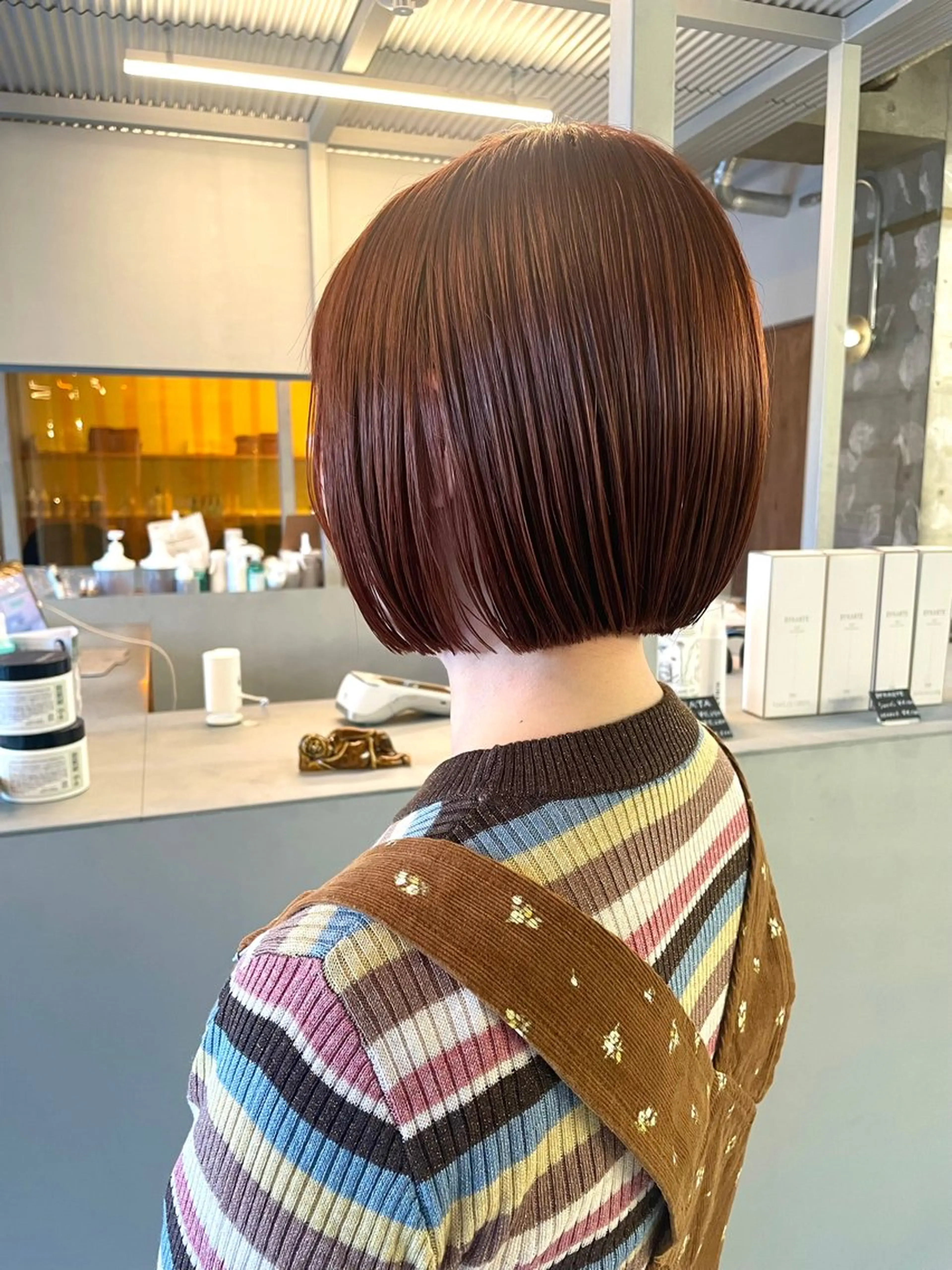 ミディアム カット ヘアカラー トリートメント 🫧OUD 尼崎店 山村裕亮🫧のヘアスタイル