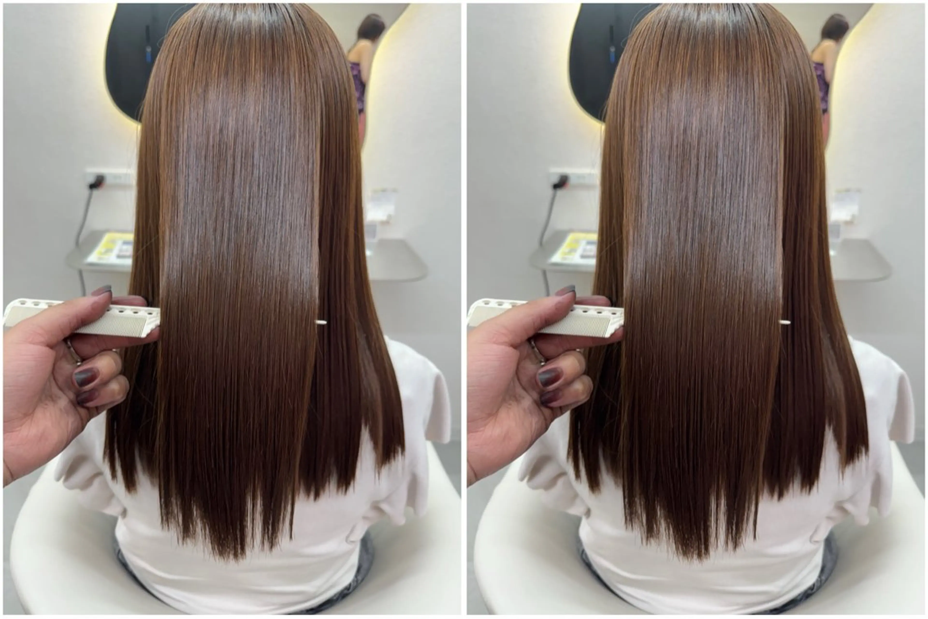 ロング 縮毛矯正 池袋メンズ指名率 No.1飯塚✂️のヘアスタイル