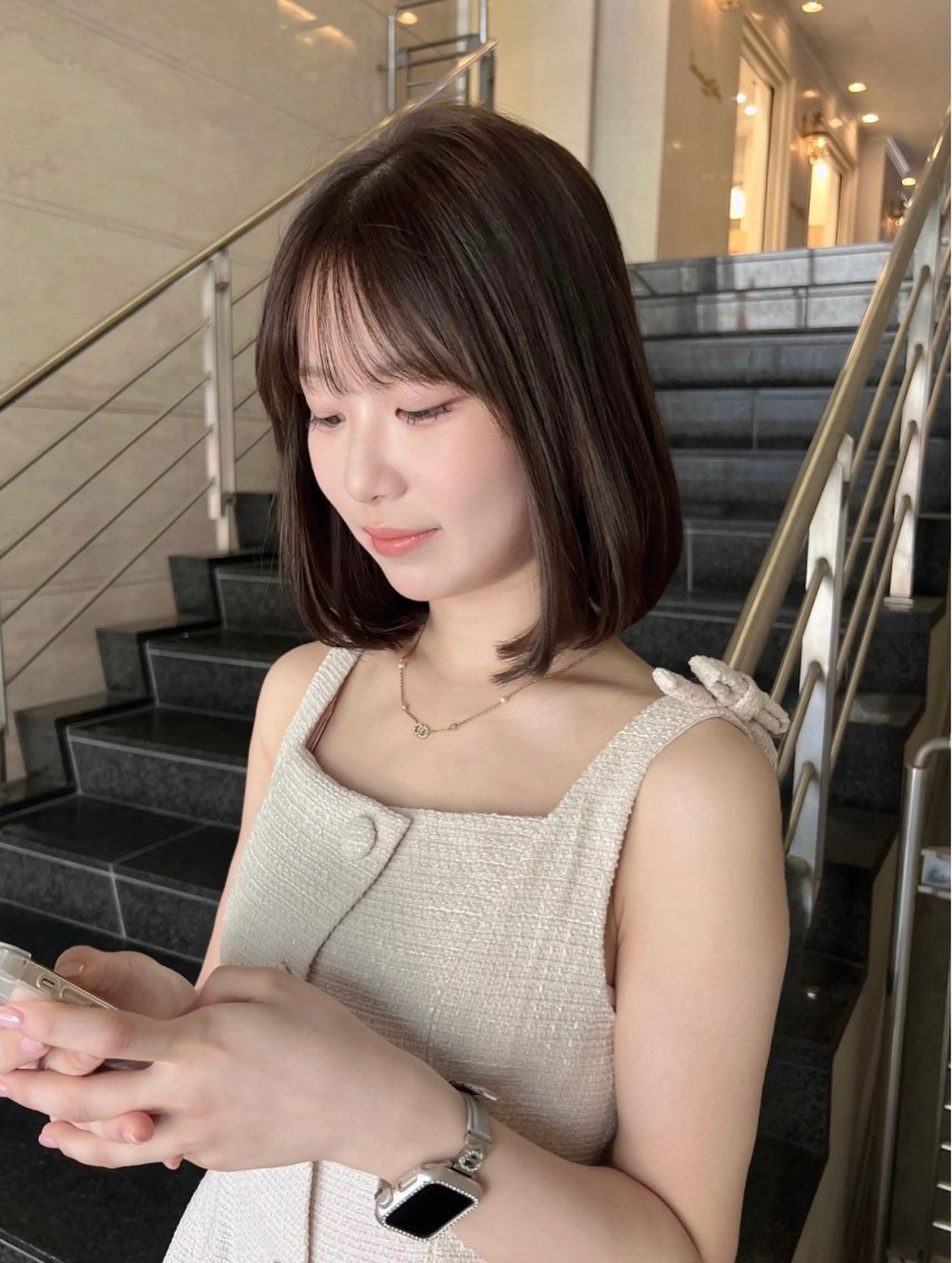 ショート ボブ トリートメント YUI / LbyHOMEのヘアスタイル