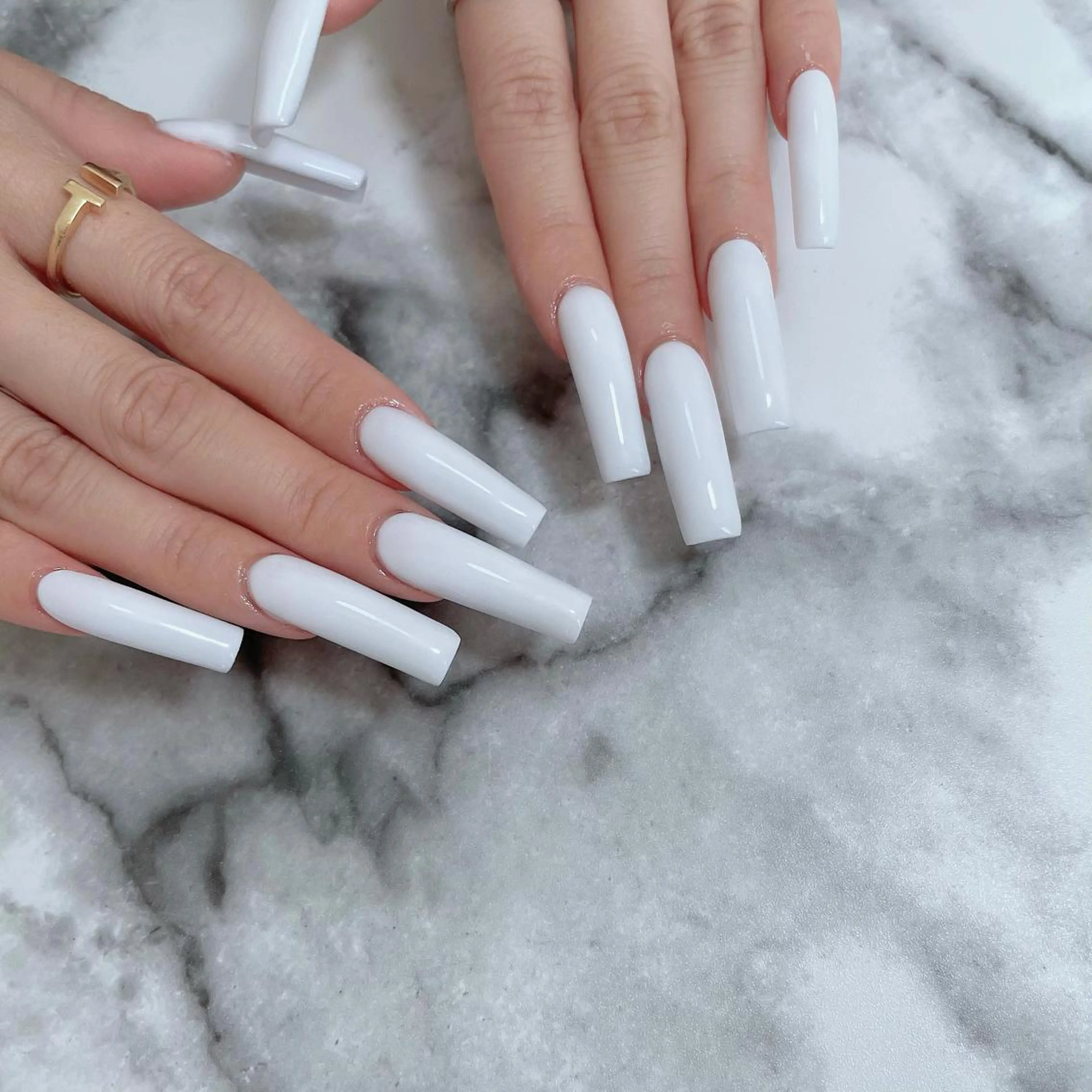 ネイル スクエアネイル ハンドネイル Kayo nailのネイルデザイン