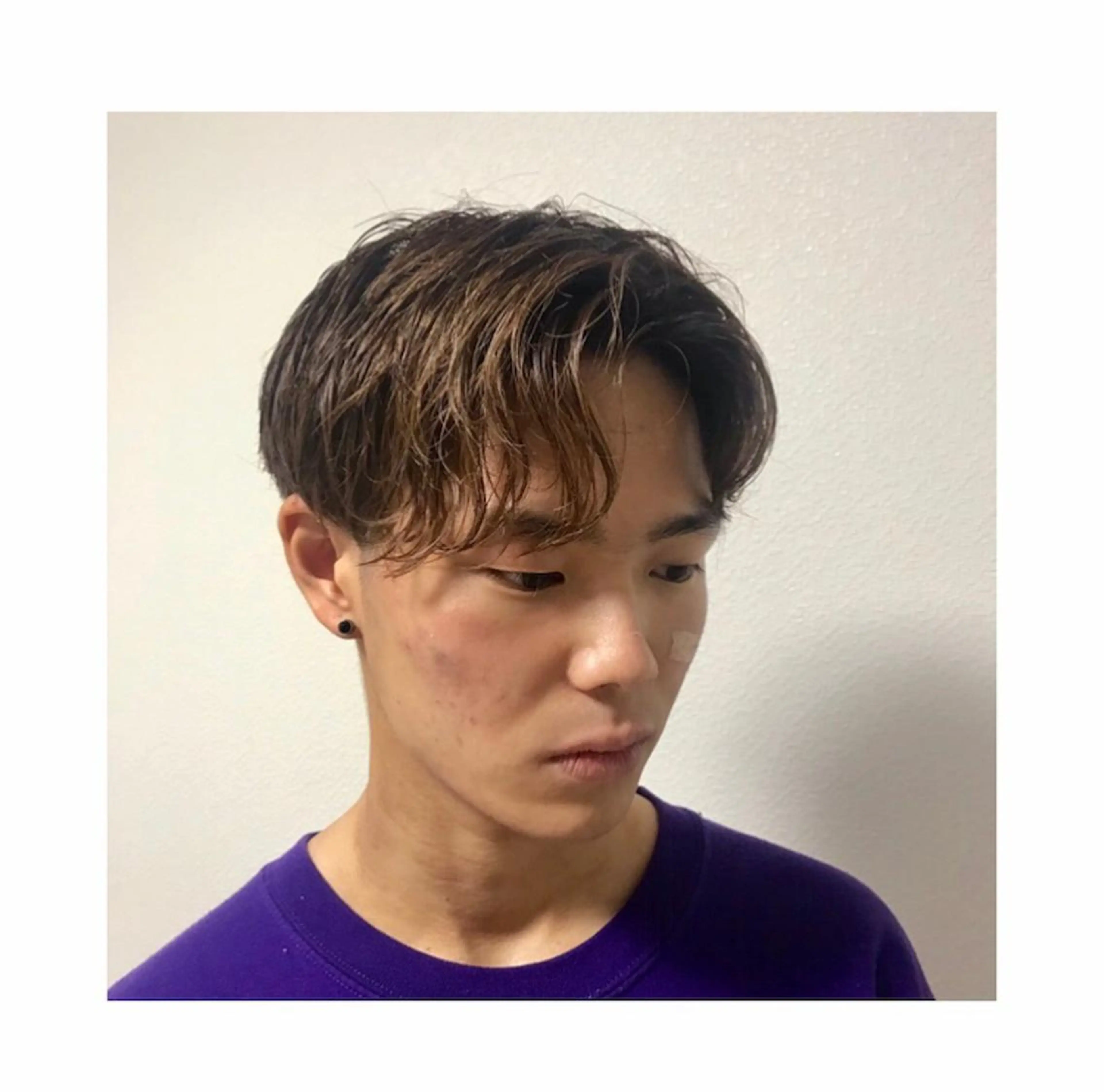 ショート メンズ センターパート メンズ専門💈中島 太一💈のヘアスタイル