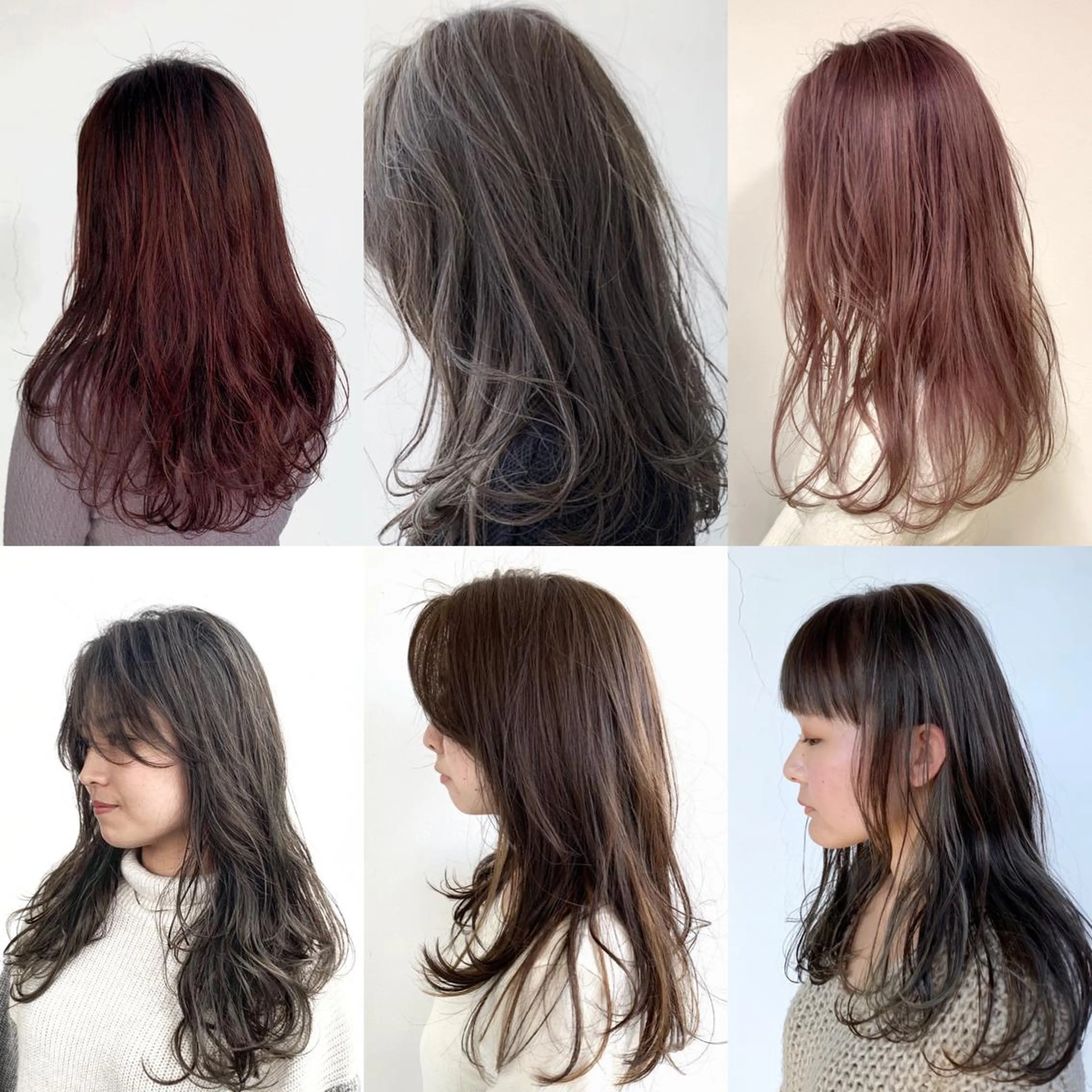 セミロング カラー ダブルカラー ハイライトカラー ハイライト salon m ni サロンマーニ所属・久保田 一のヘアスタイル