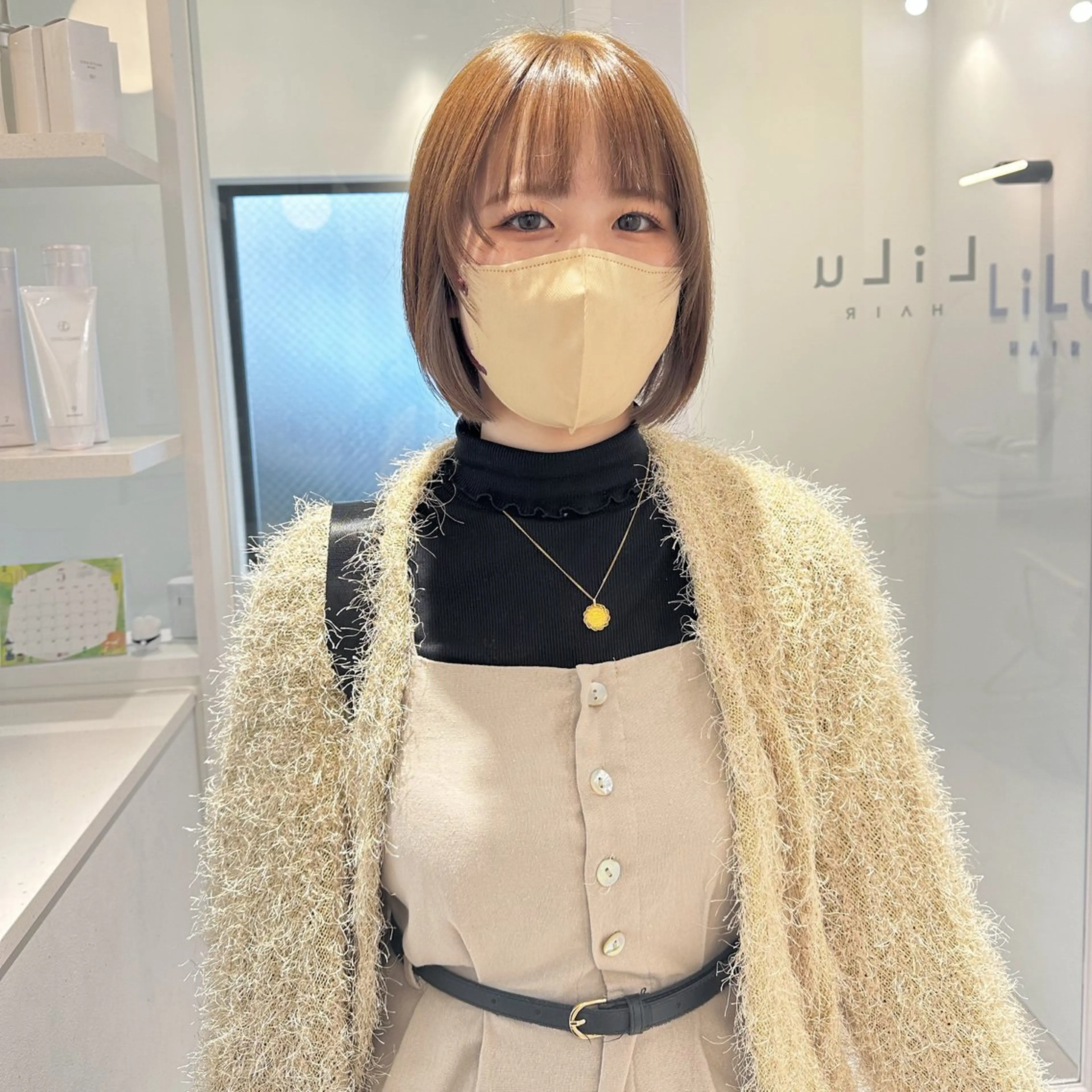 ショート カラー お洒落パーマ/ 艶カラー/michiのヘアスタイル