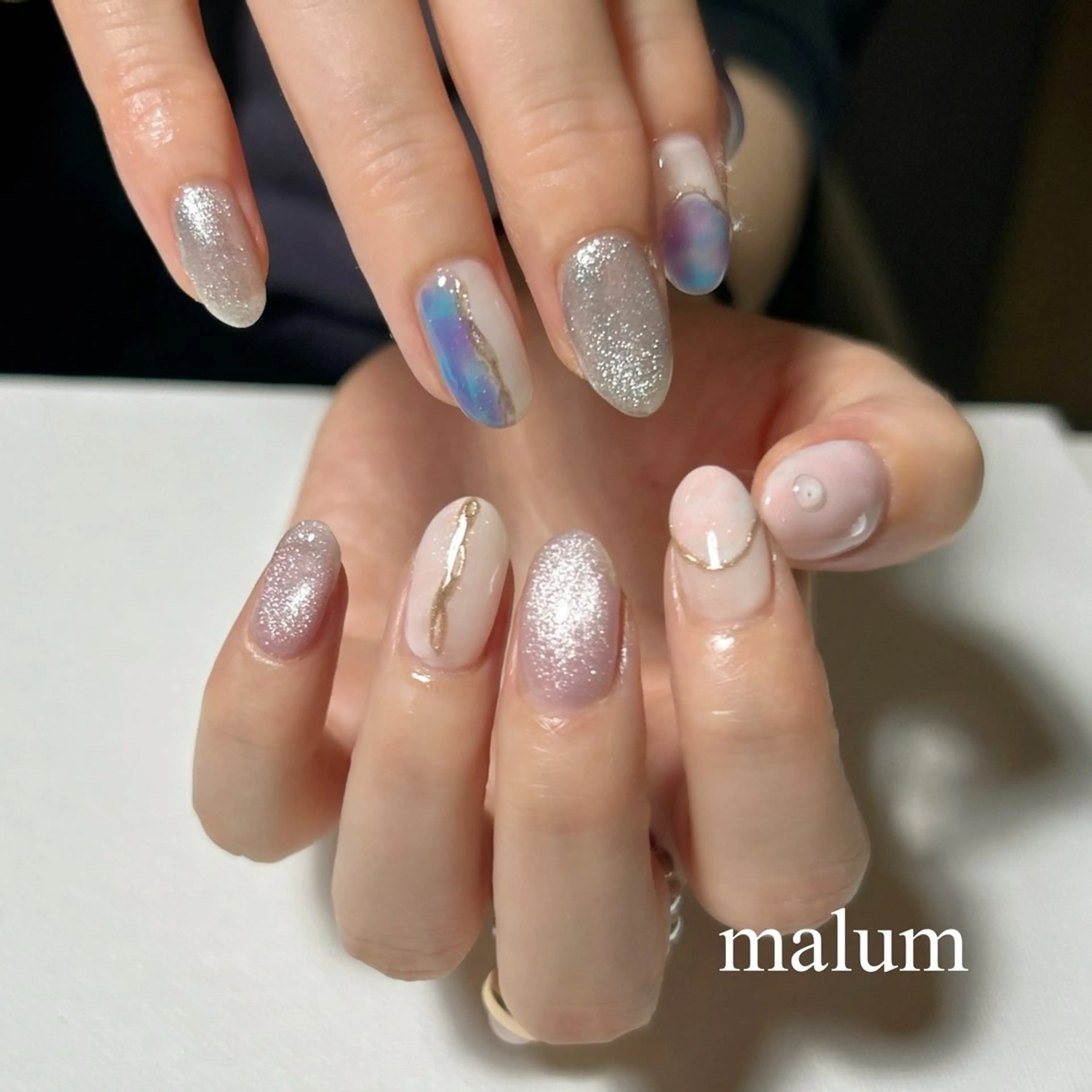 ネイル ハンドネイル malum nailのネイルデザイン
