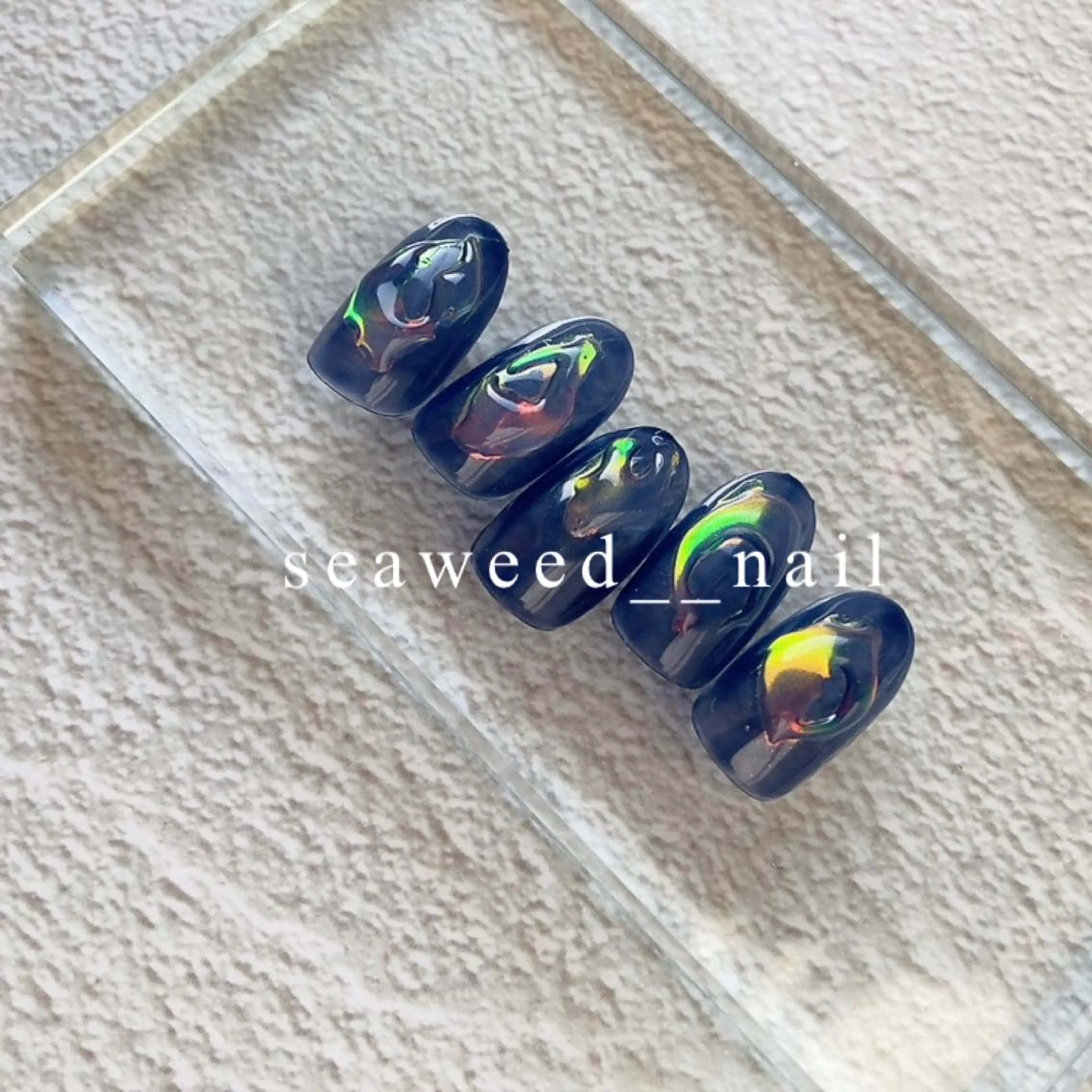 ネイル ハンドネイル seaweed nailのネイルデザイン